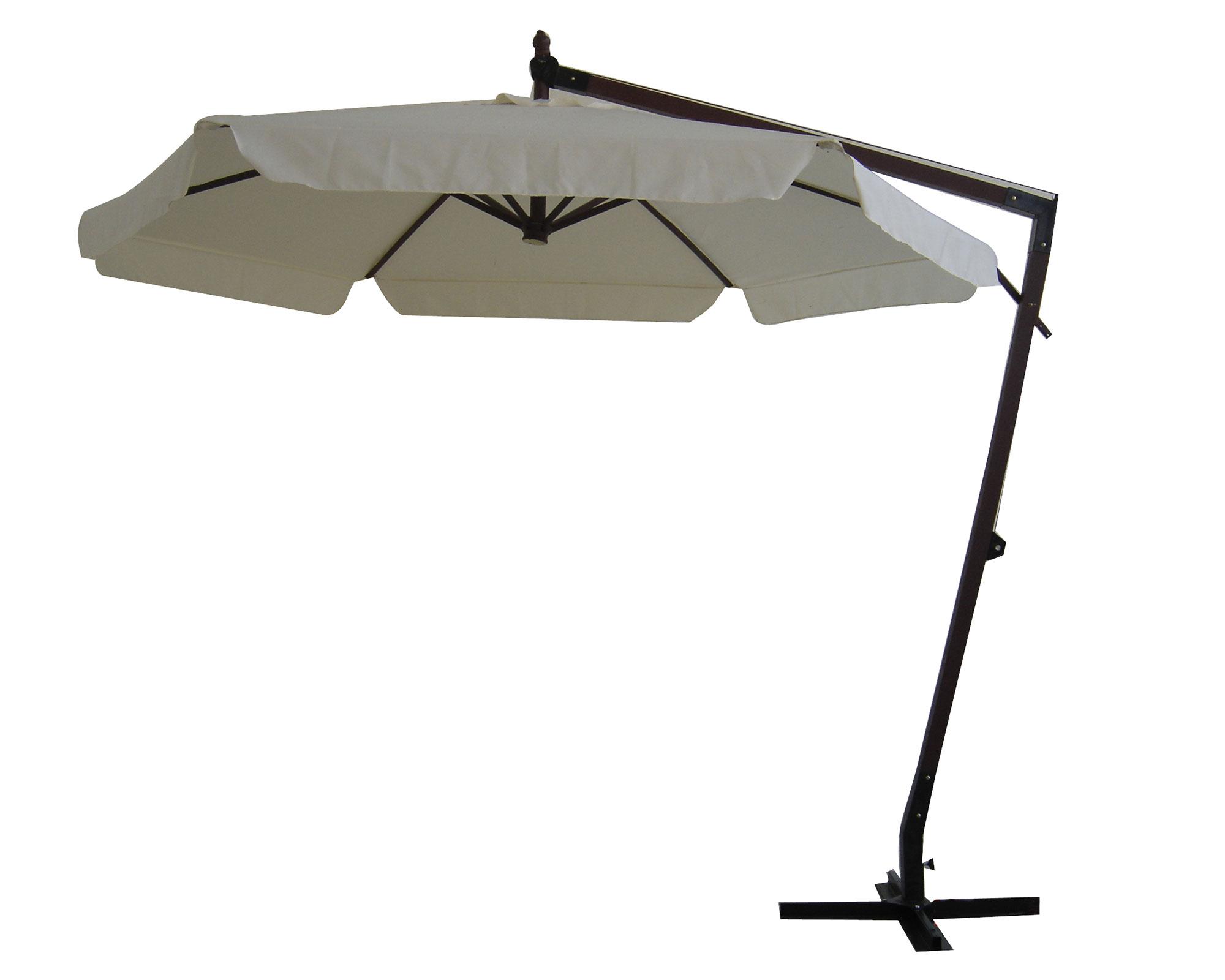 Sombrilla madera/crudo 300 cm-4