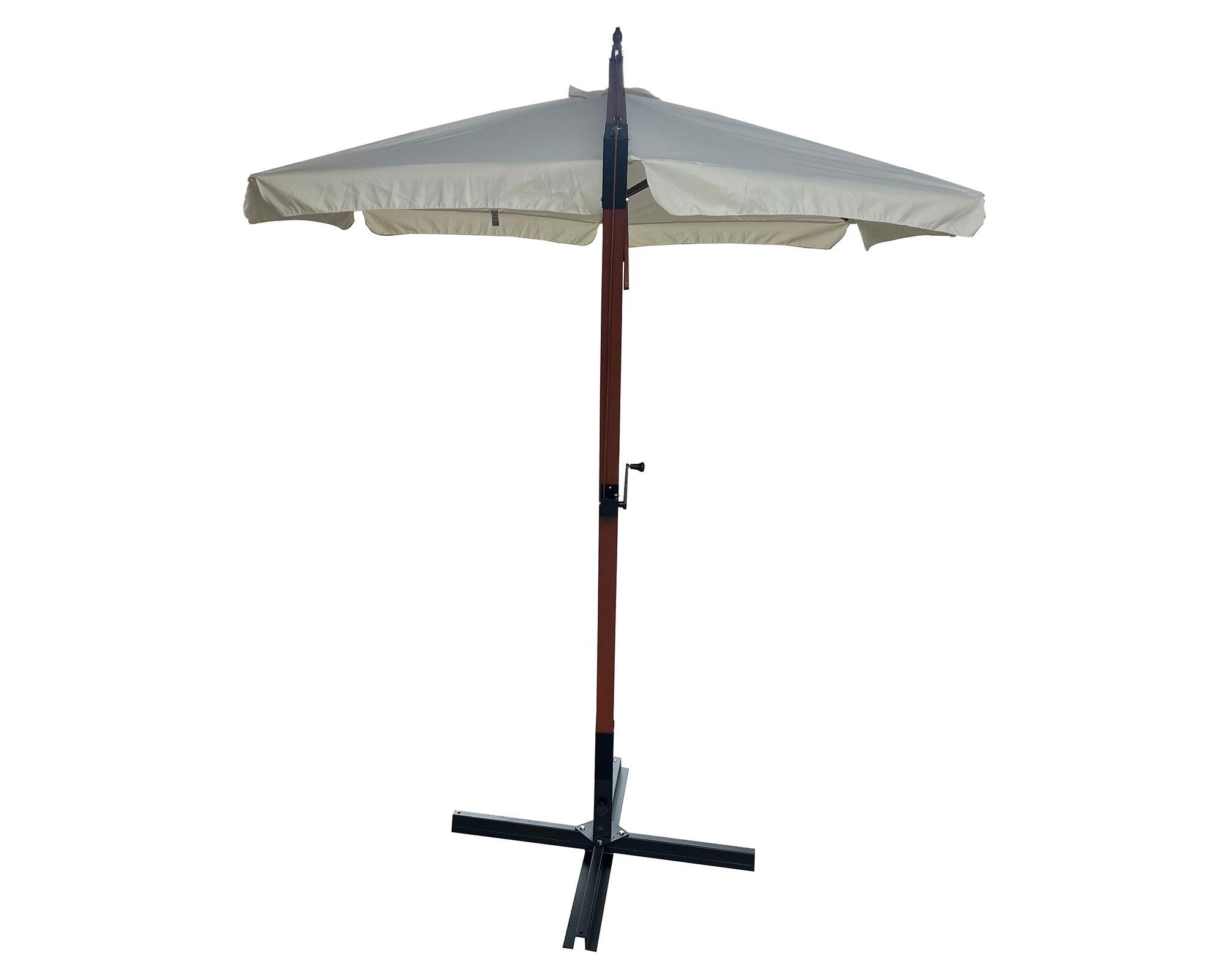 Sombrilla madera/crudo 300 cm-1