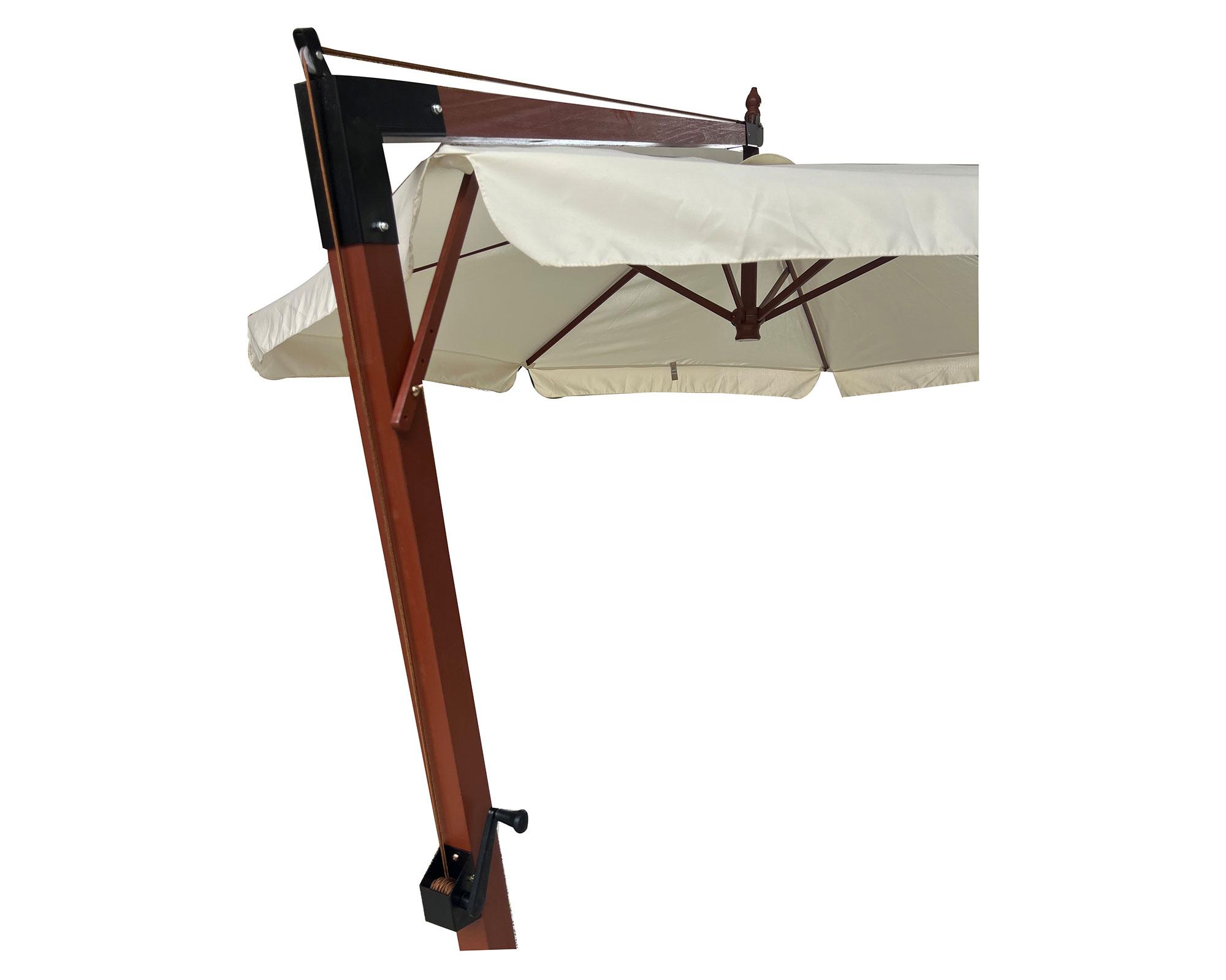 Sombrilla madera/crudo 300 cm-5