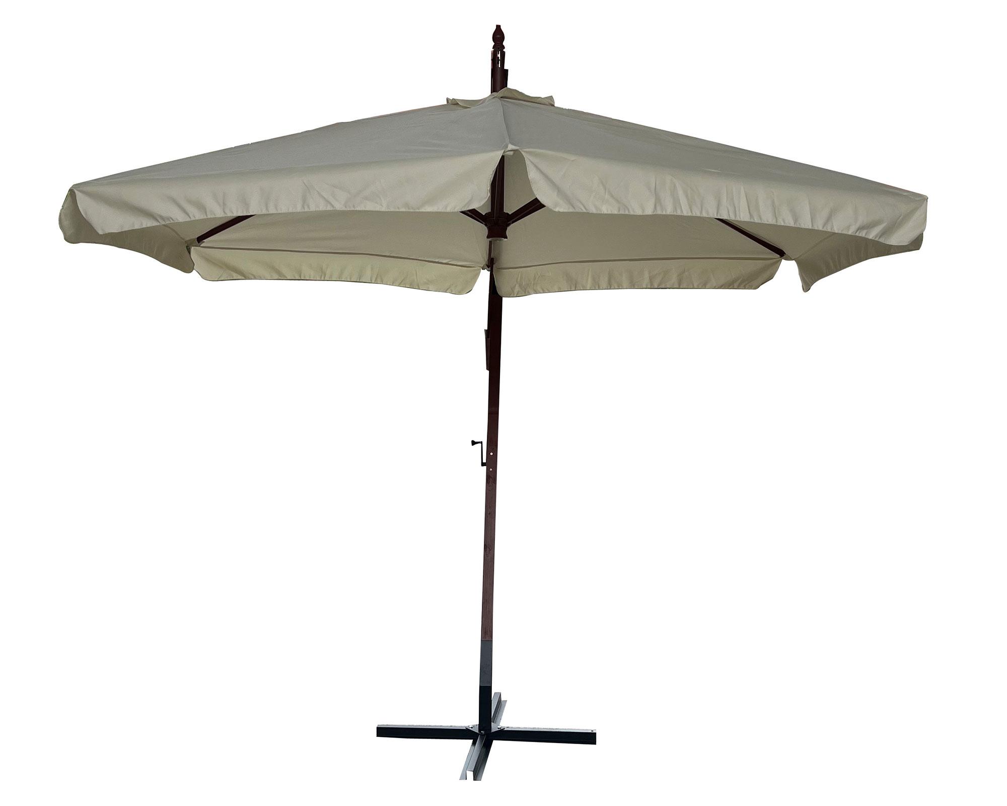 Sombrilla madera/crudo 300 cm-3
