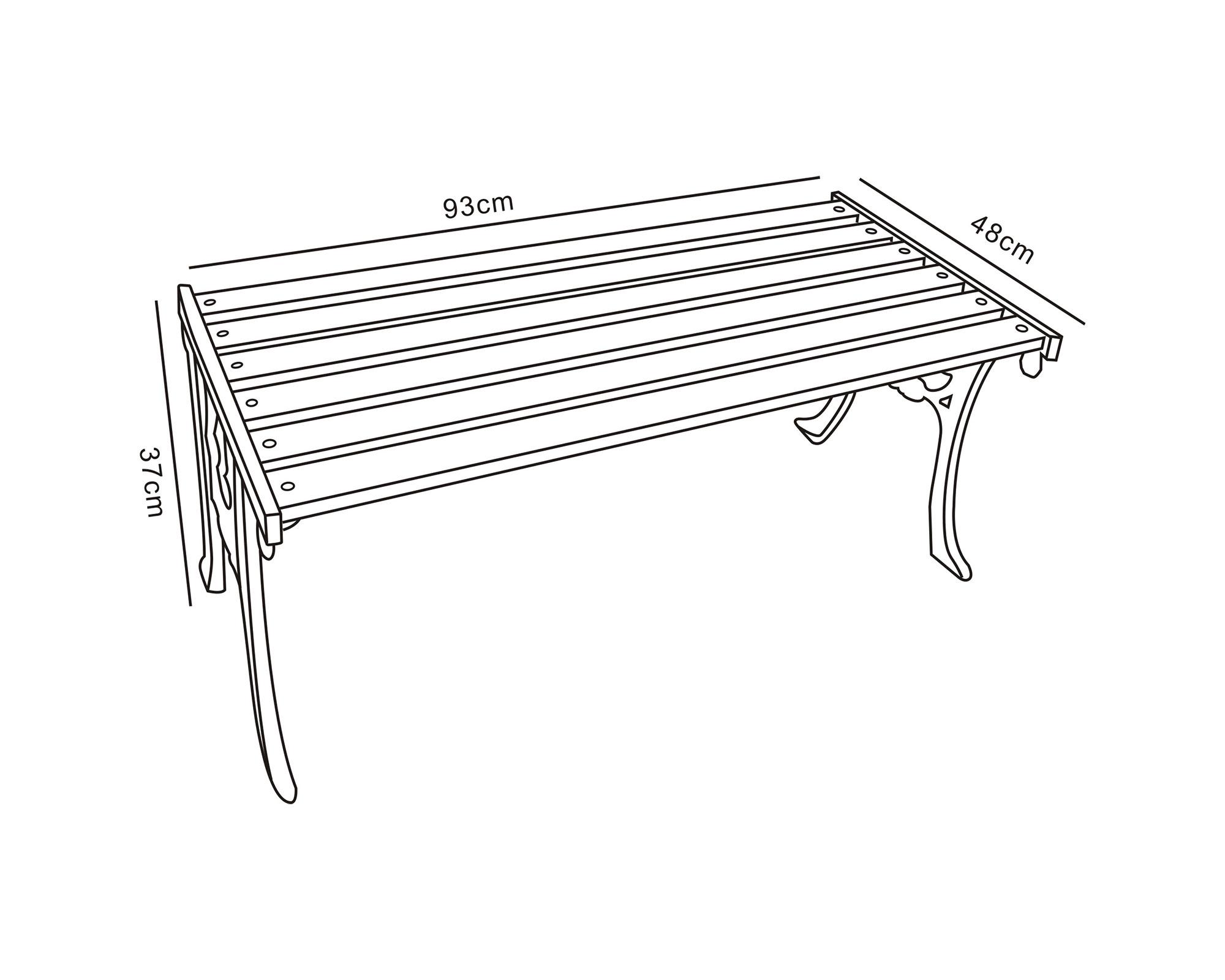 Banca Tonsai 93x48x37 cm-2