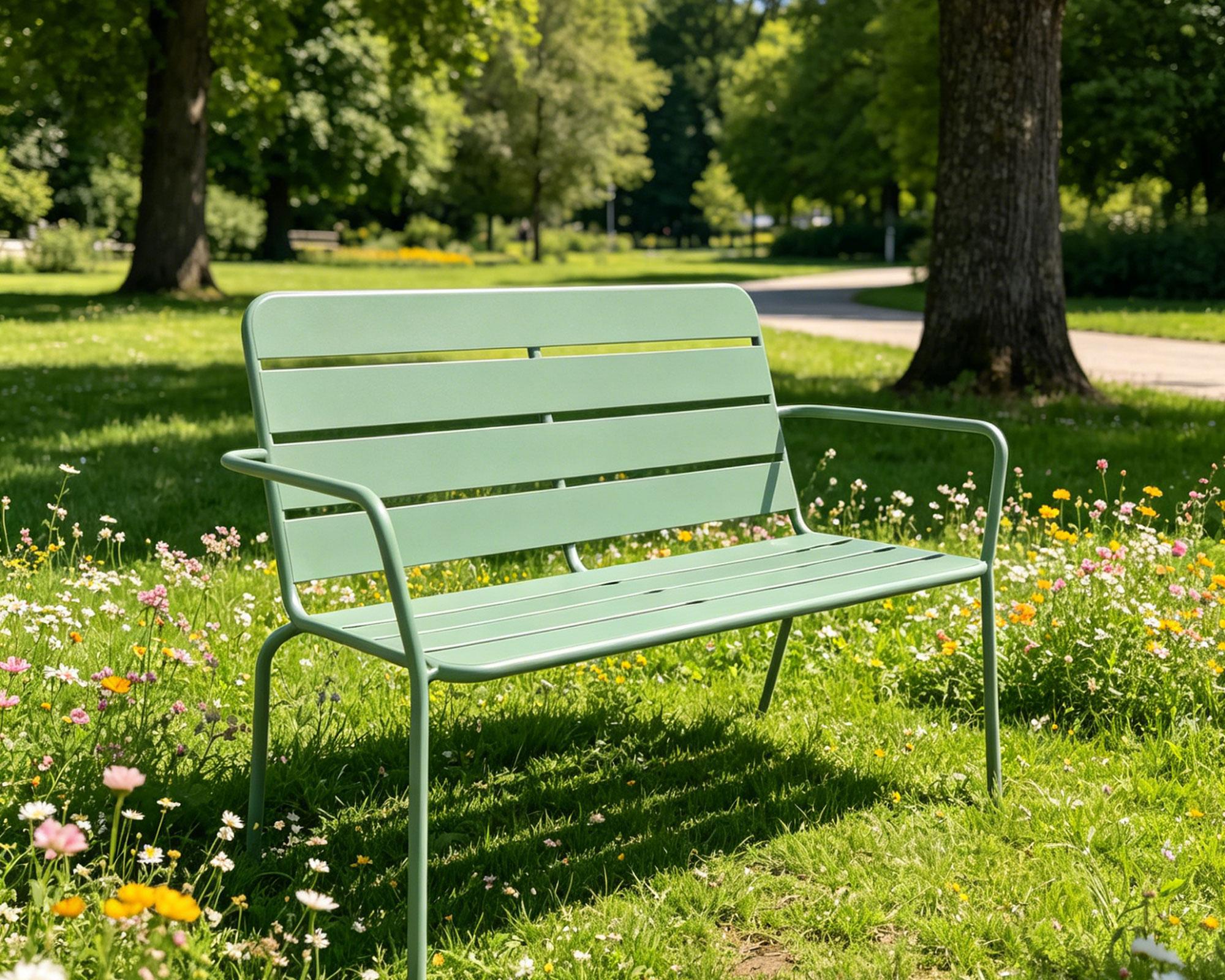 Banca Nieng verde 88.5x112x59.5 cm-5