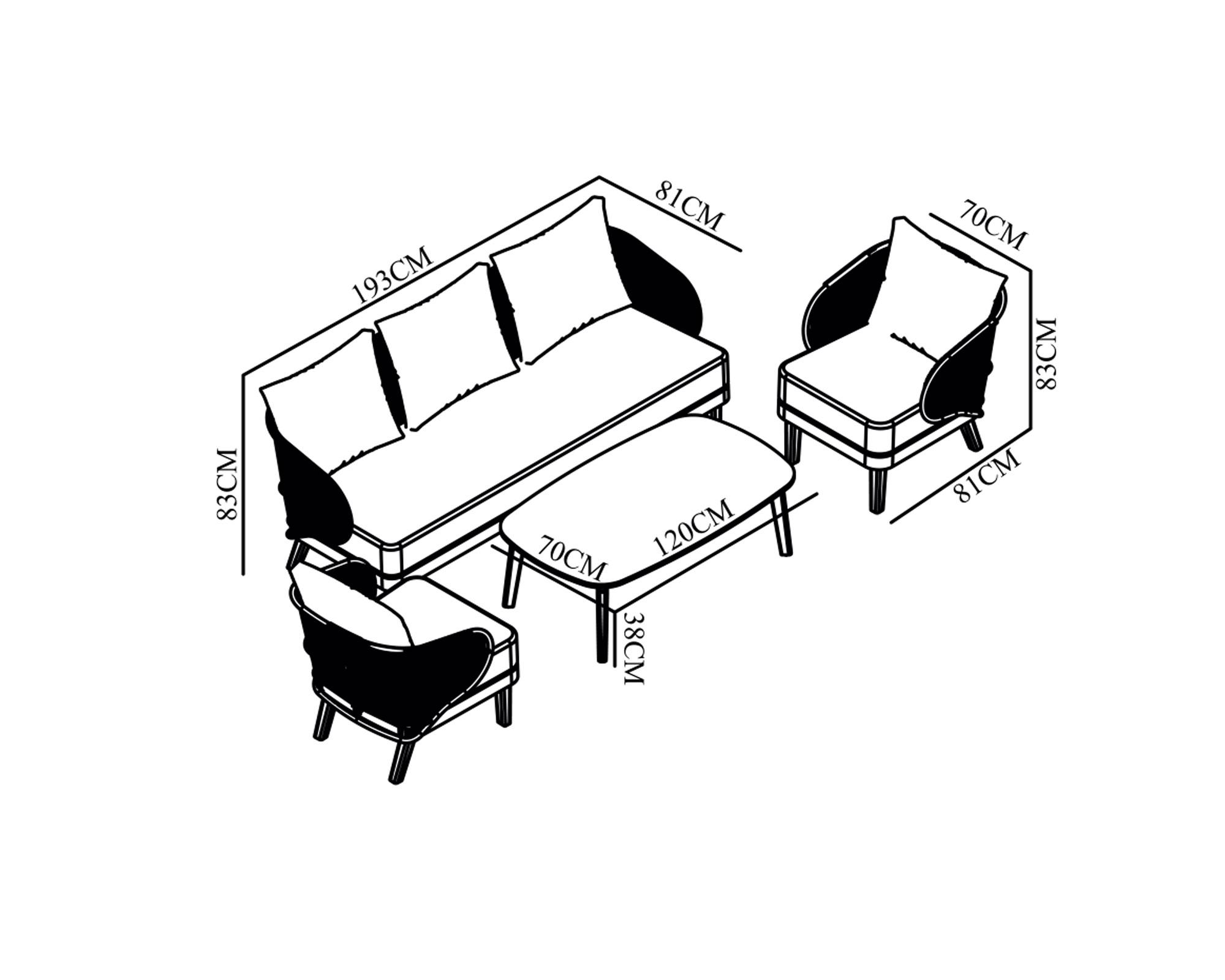 Set living 5 personas Mali-12