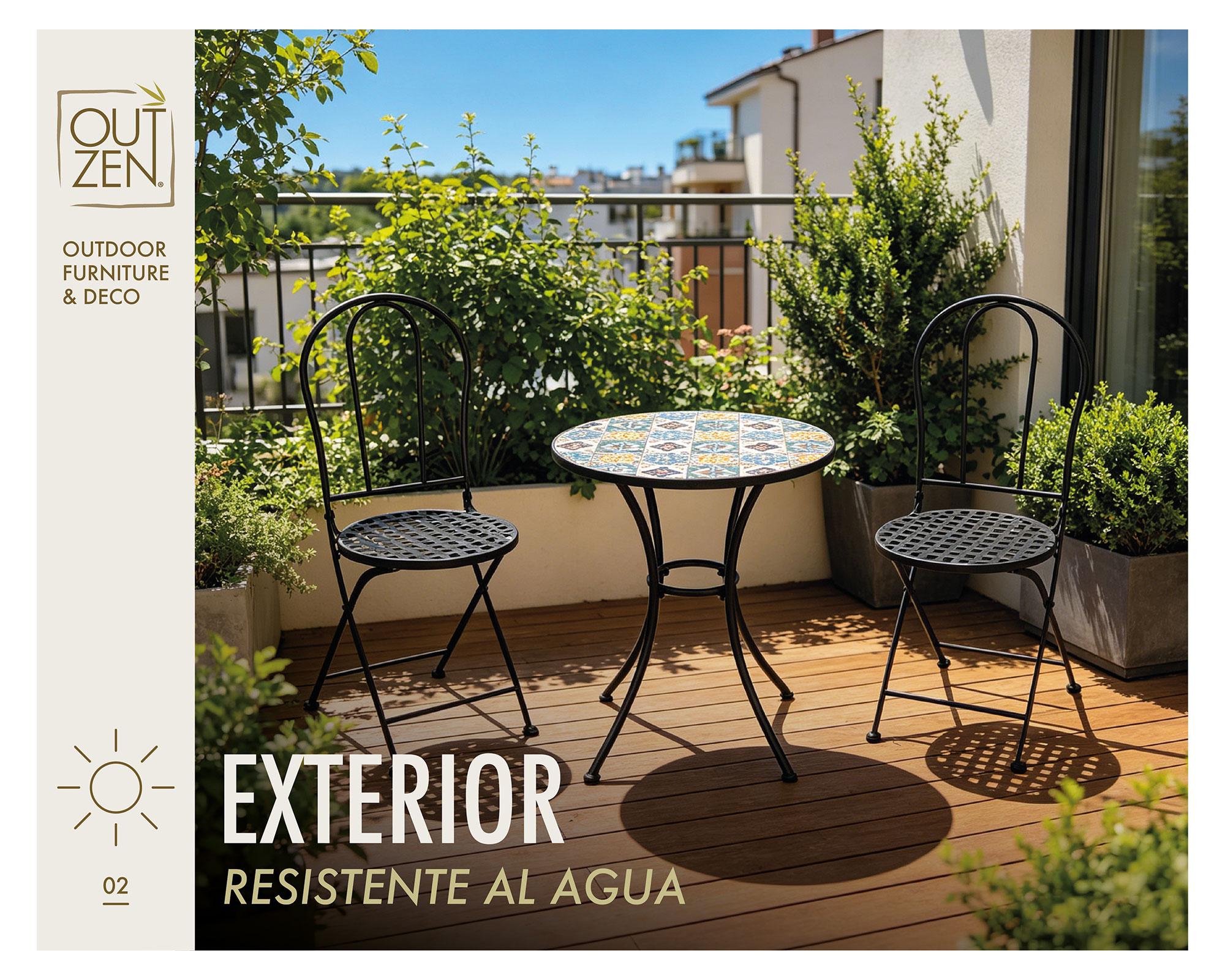 Set bistró Tipo Mosaico Arutas-9