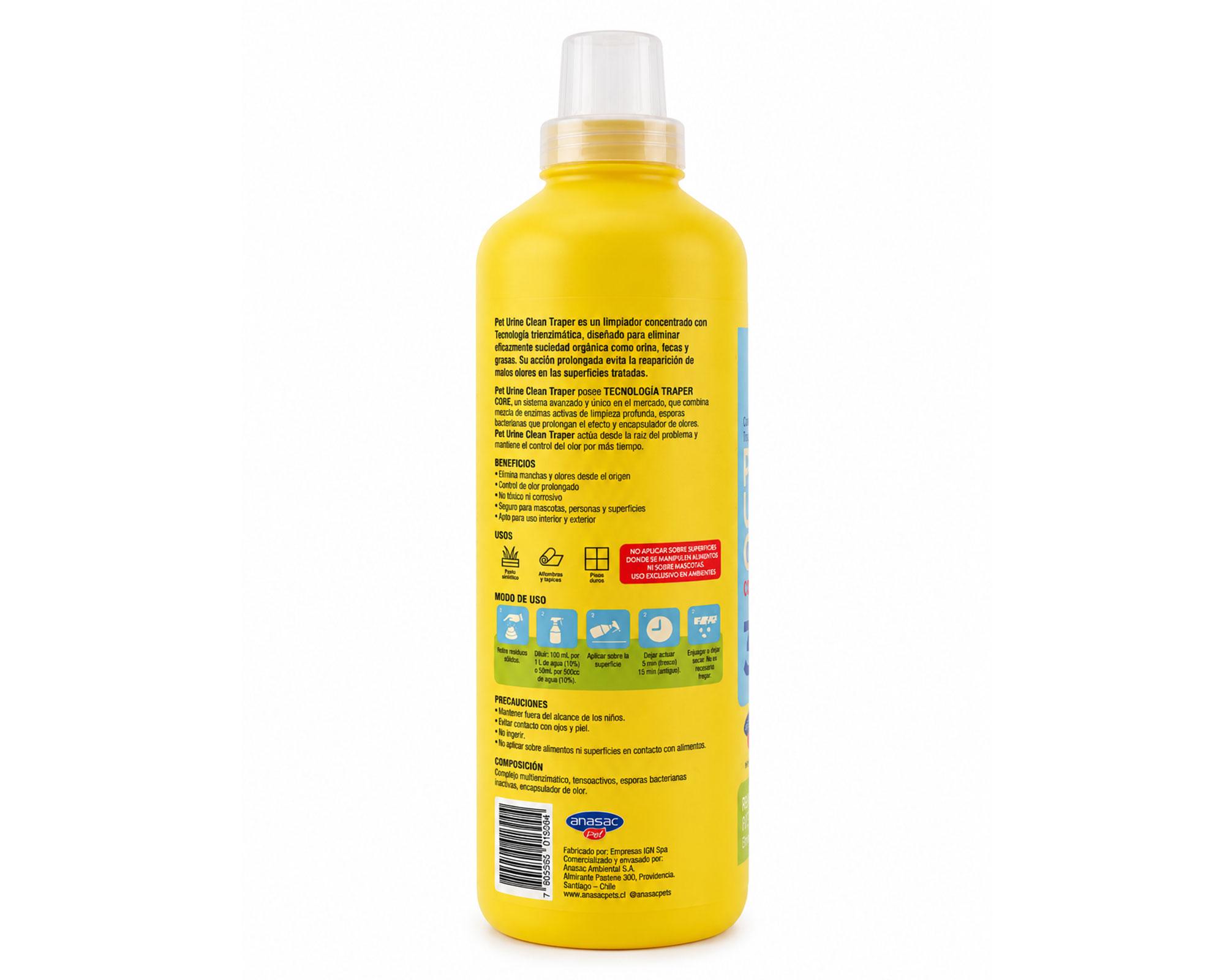 Limpiador de orina mascotas Pet Urine Clean concentrado 1 lt-2