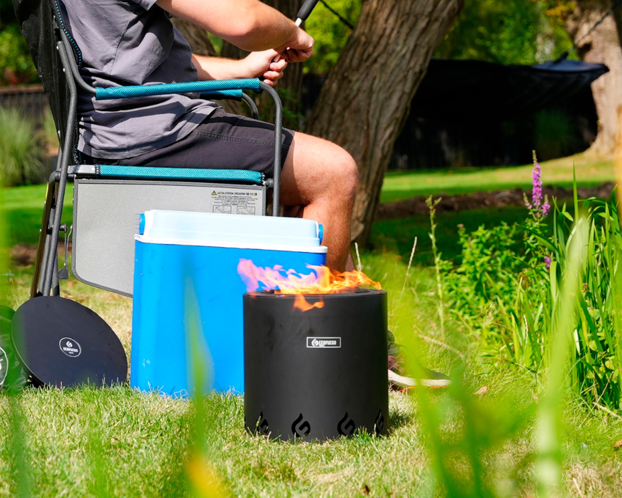 Fogón transportable Ecofuego mate-4