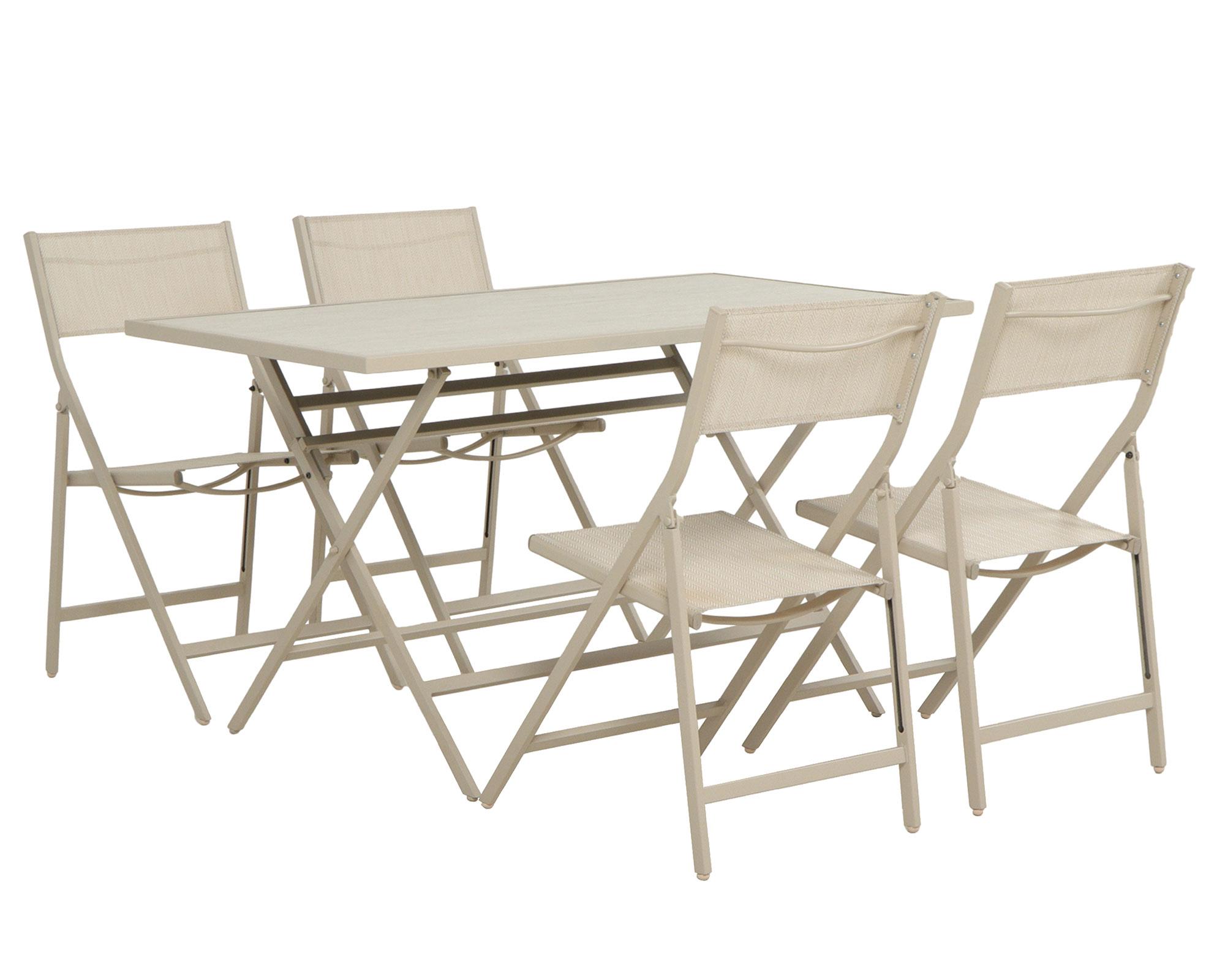 Comedor plegable Rodas 75x135x70 cm-0