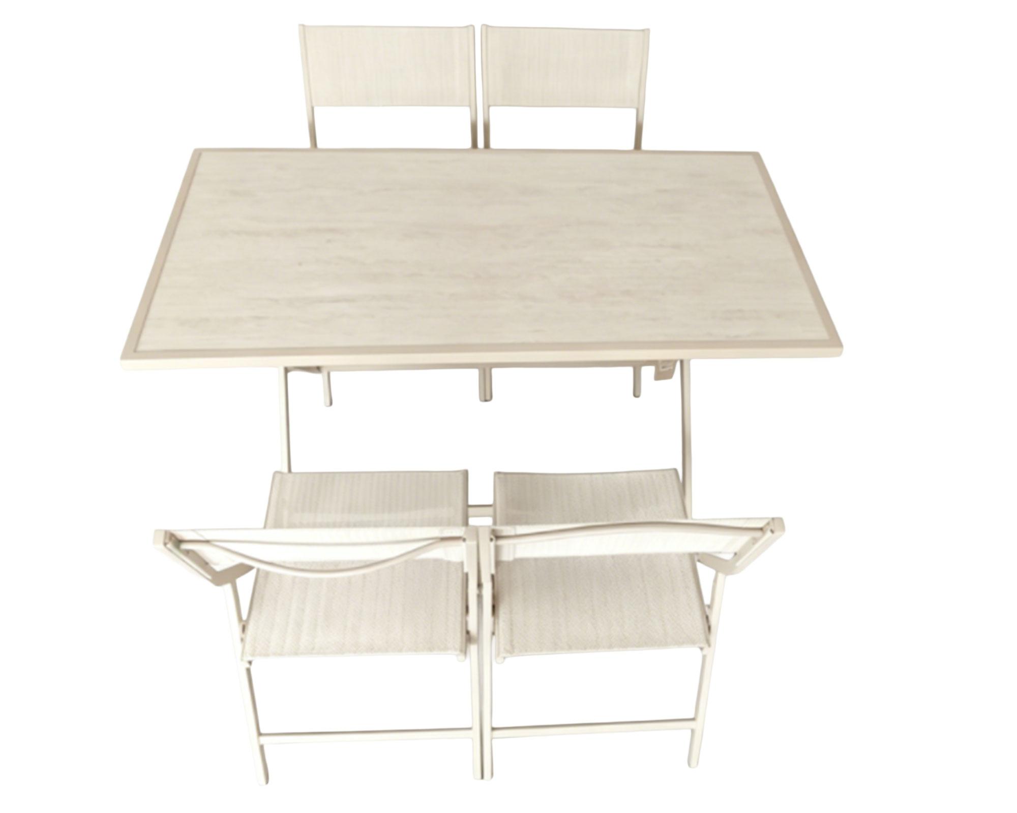Comedor plegable Rodas 75x135x70 cm-1