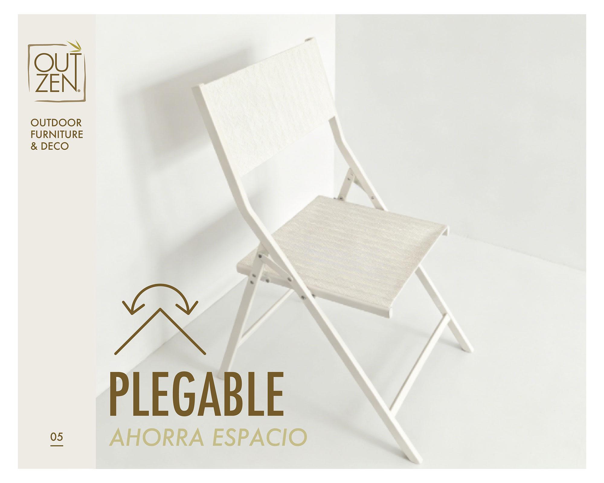Comedor plegable Rodas 75x135x70 cm-6