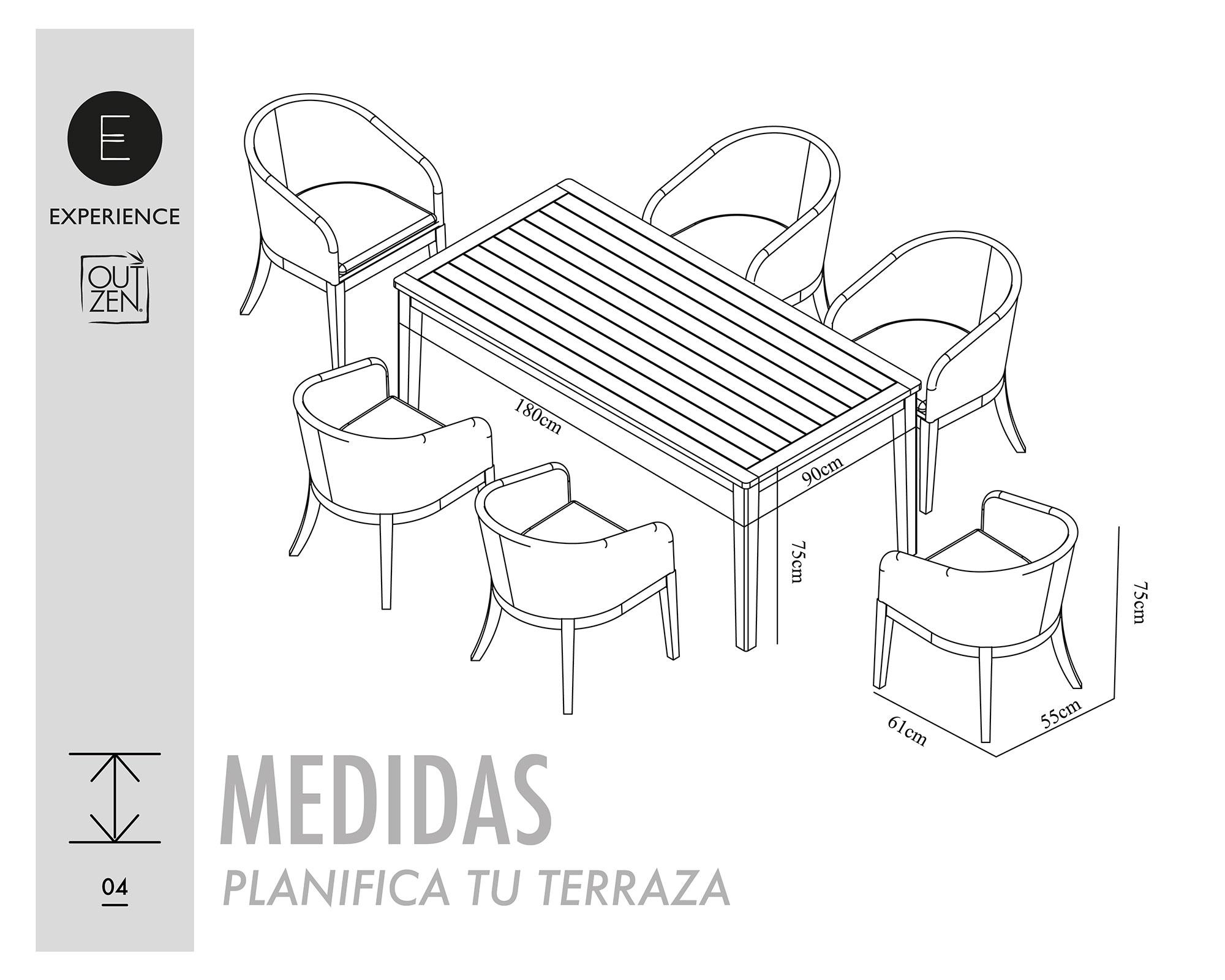 Set comedor 6 Sillas Galicia-13