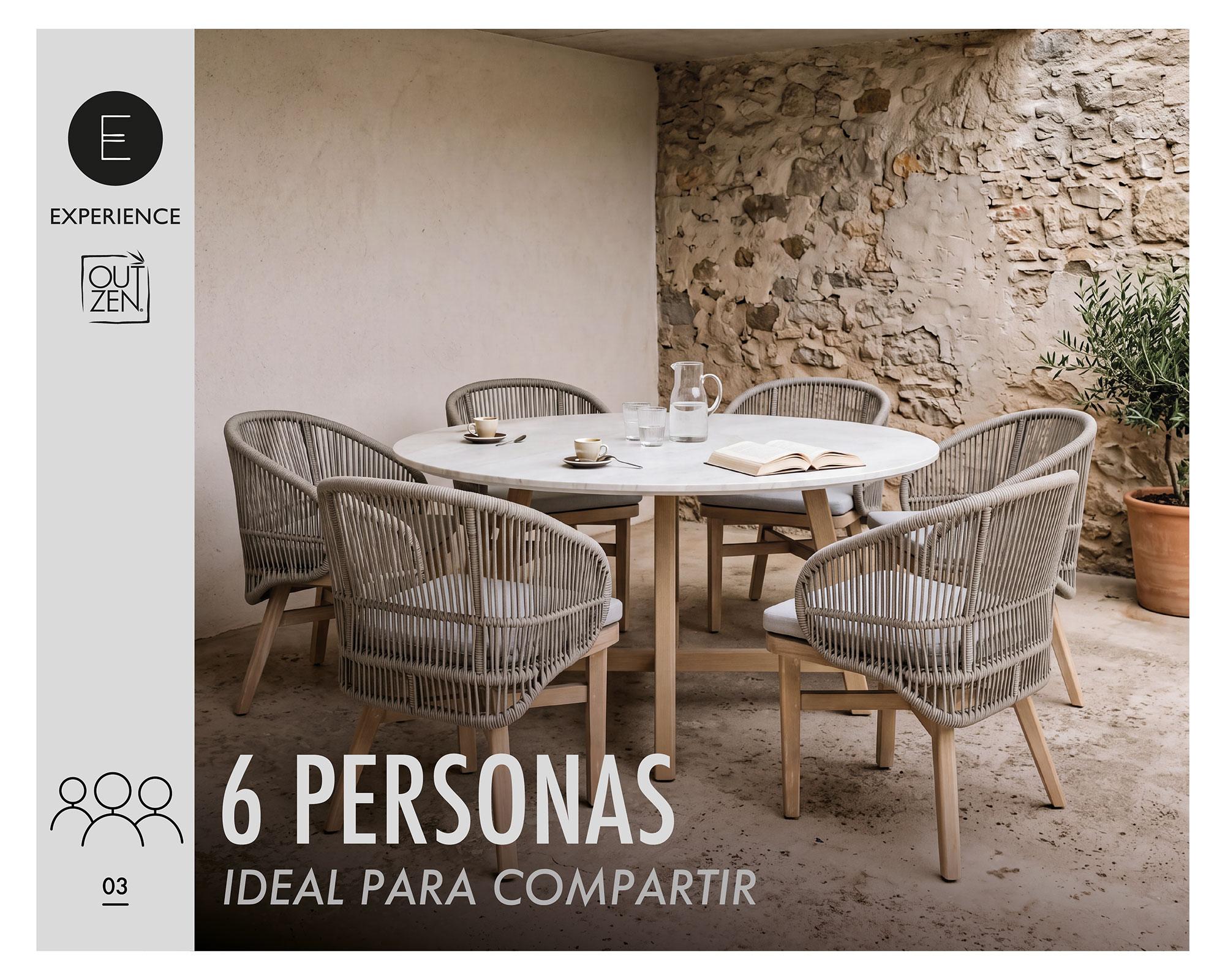 Set comedor 6 Sillas Mali-9