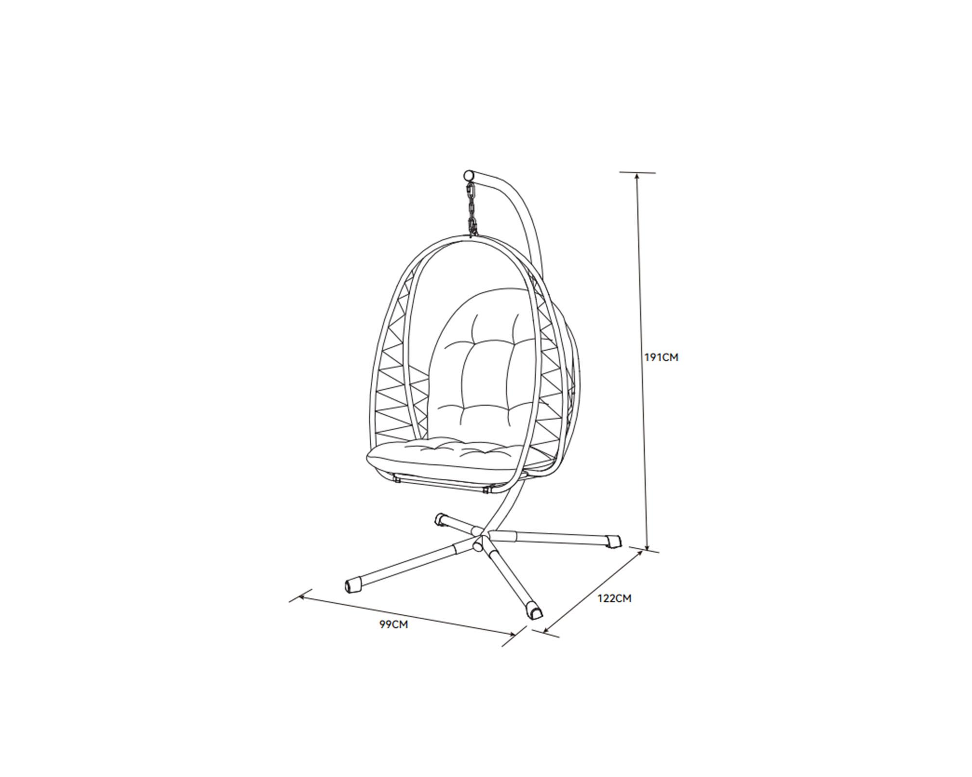 Silla colgante Camila-2