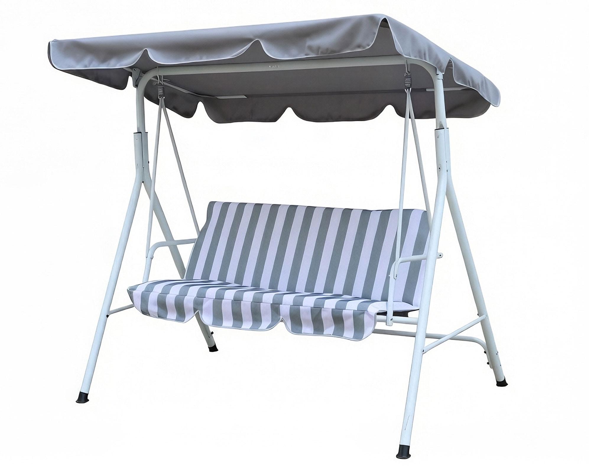 Columpio New Laurina Rayas gris/blanco-0