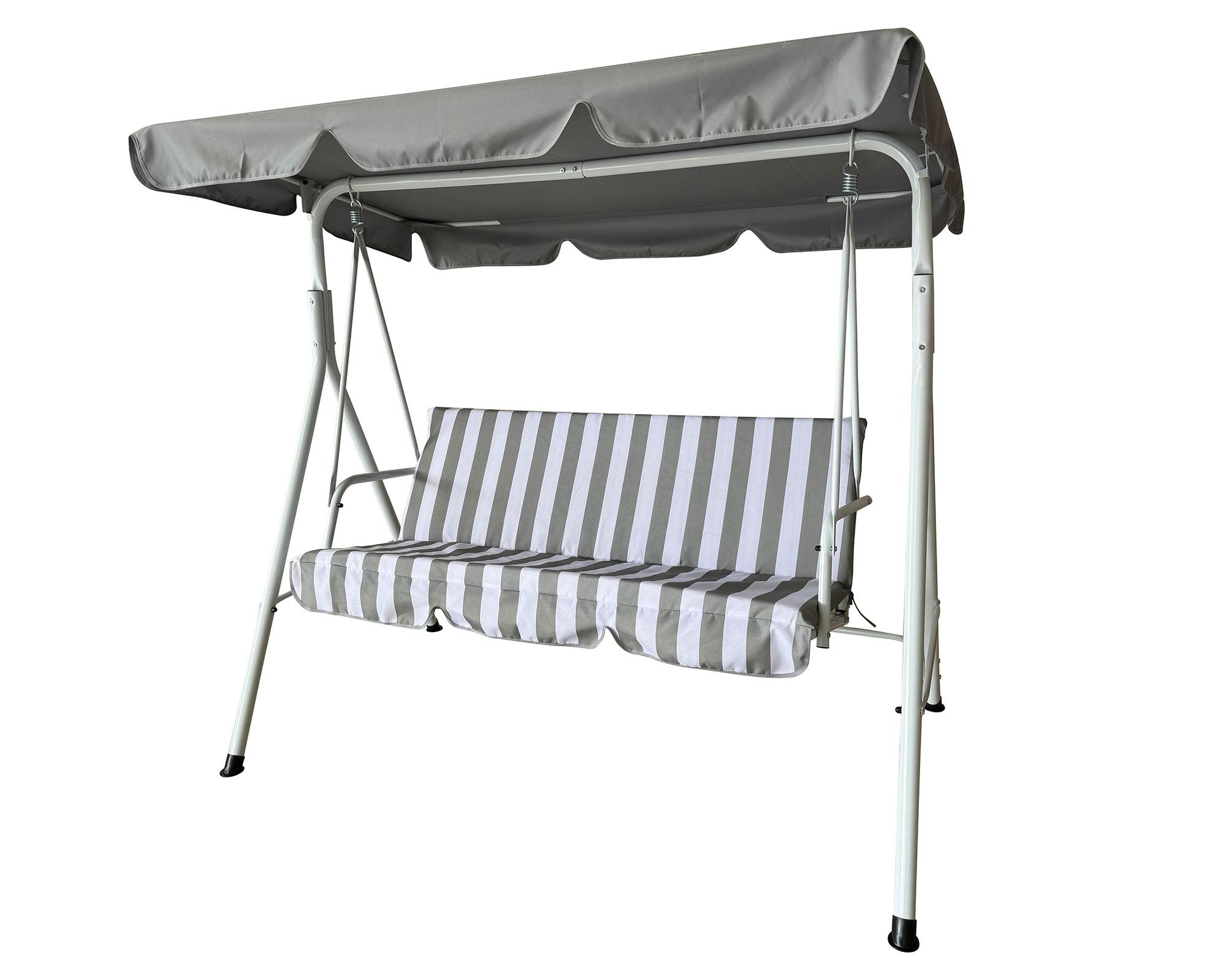 Columpio New Laurina Rayas gris/blanco-1