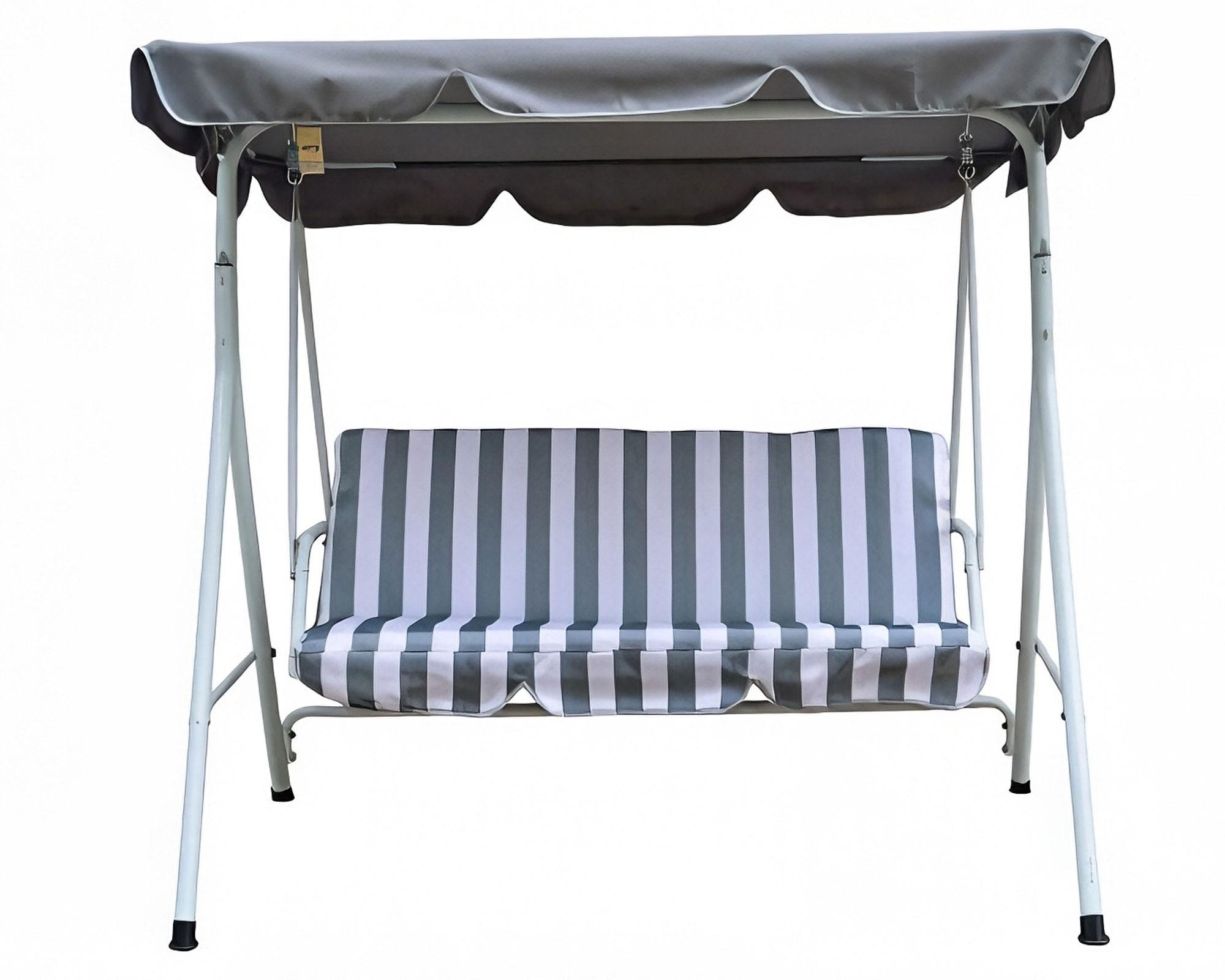 Columpio New Laurina Rayas gris/blanco-2