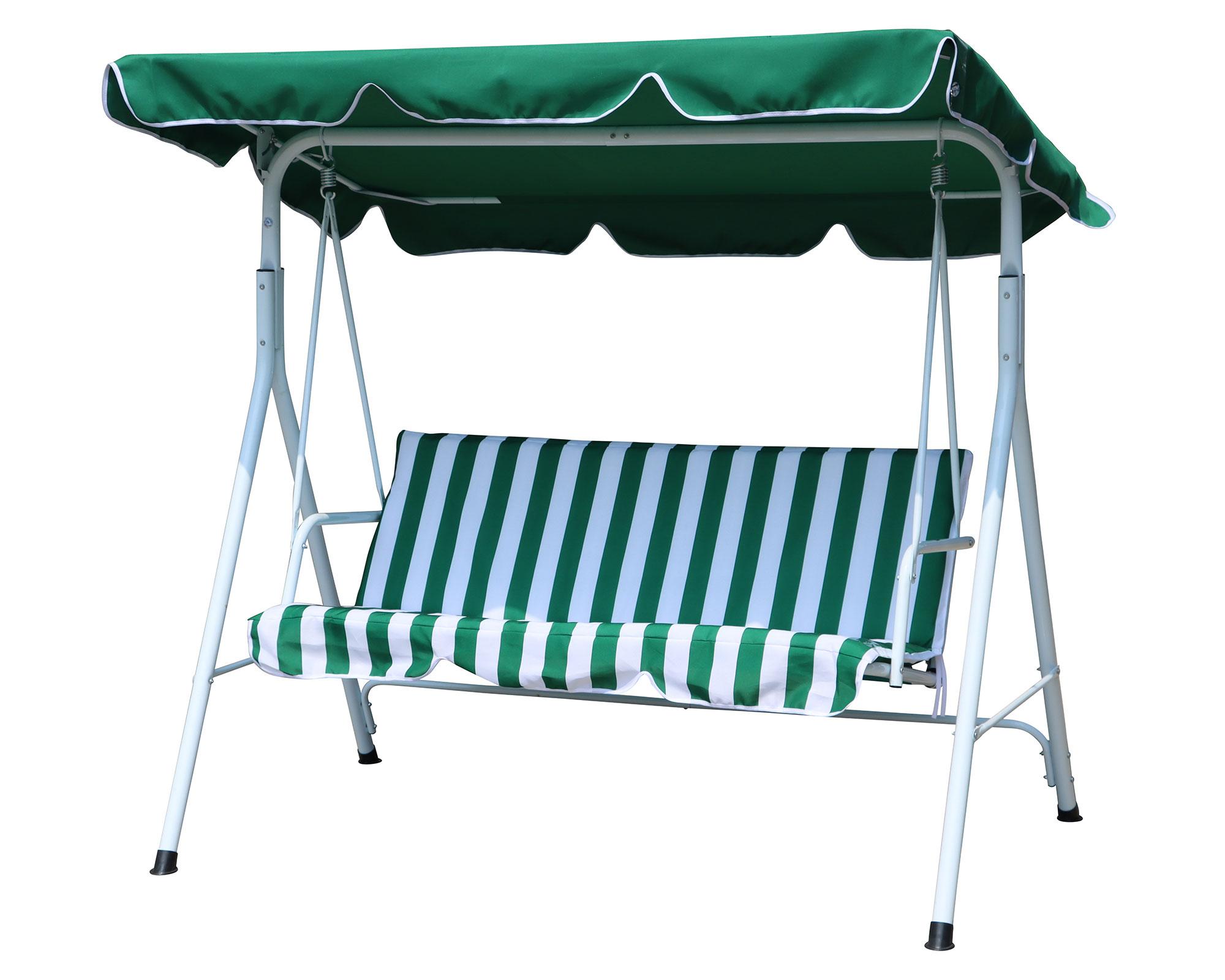 Columpio New Laurina Rayas verde/blanco-0