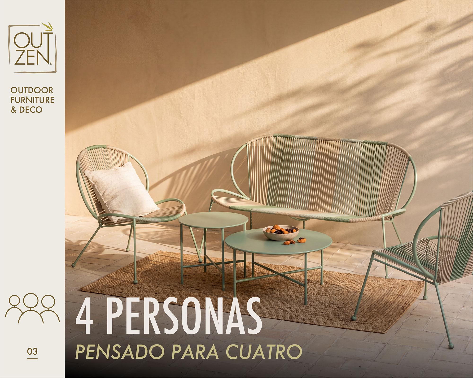Set living 4 personas Auville-7