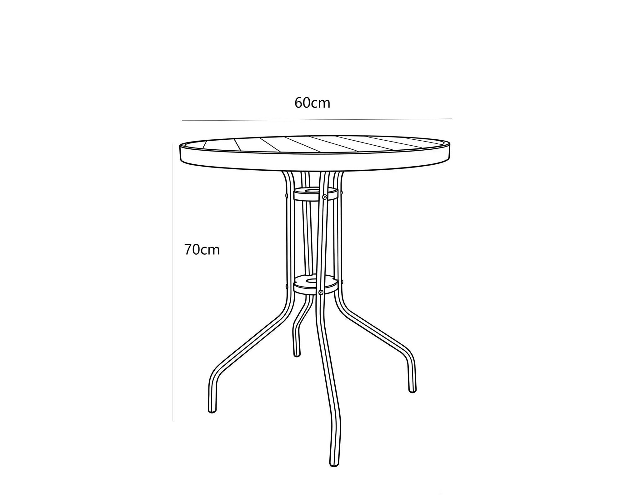 Mesa sìmil madera Ama 60 cm-7
