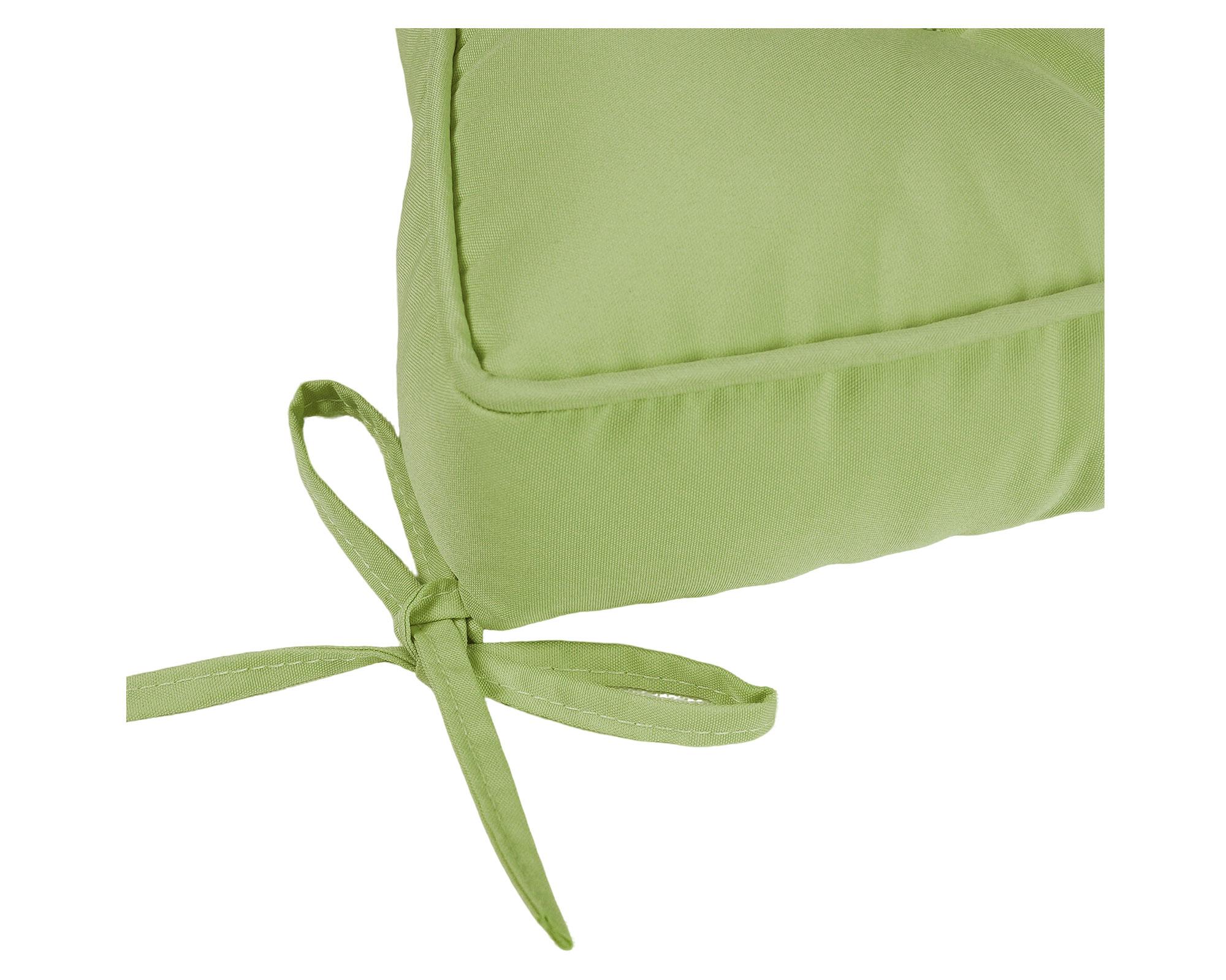 Cojín Doble fuelle verde 40x40 cm-3