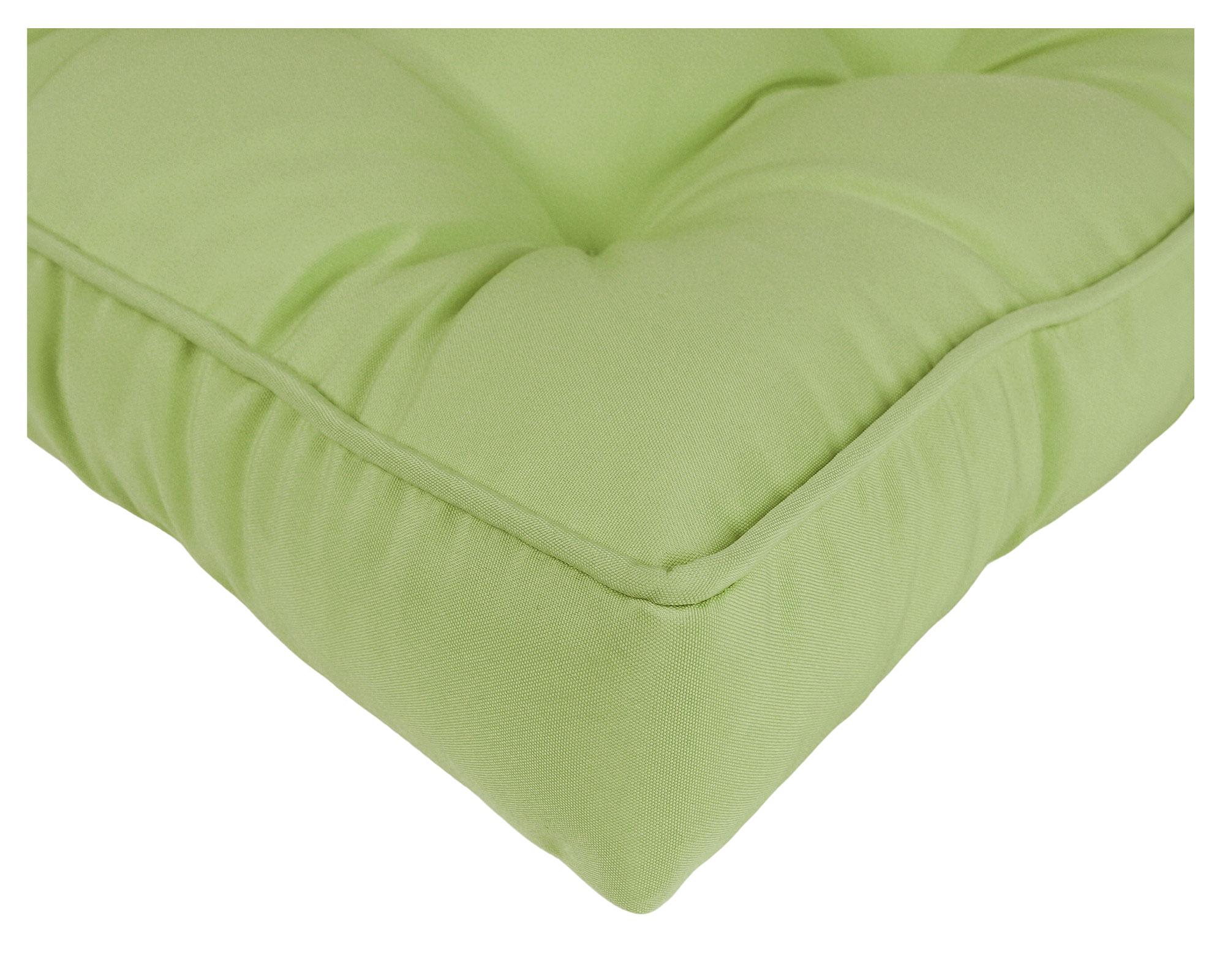 Cojín Doble fuelle verde 40x40 cm-2