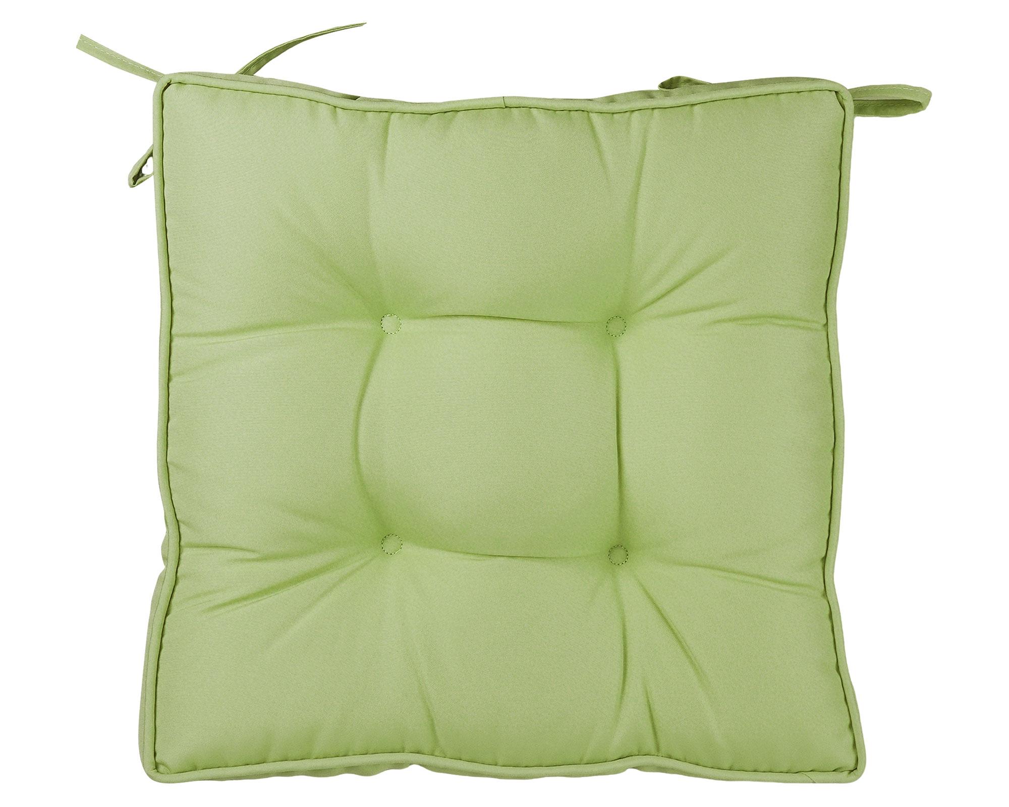 Cojín Doble fuelle verde 40x40 cm-1