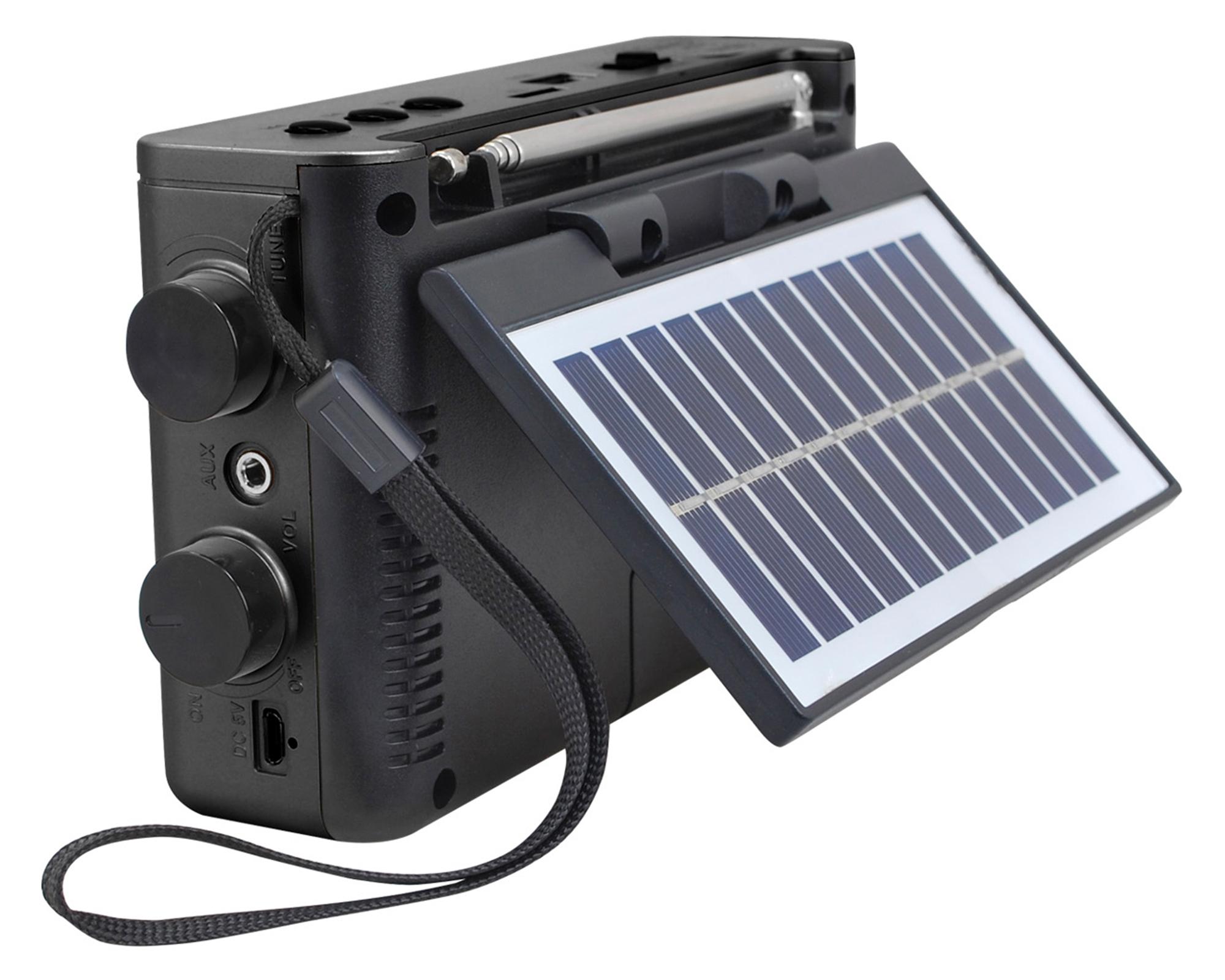 Radio retro solar portable 9460 negro-2