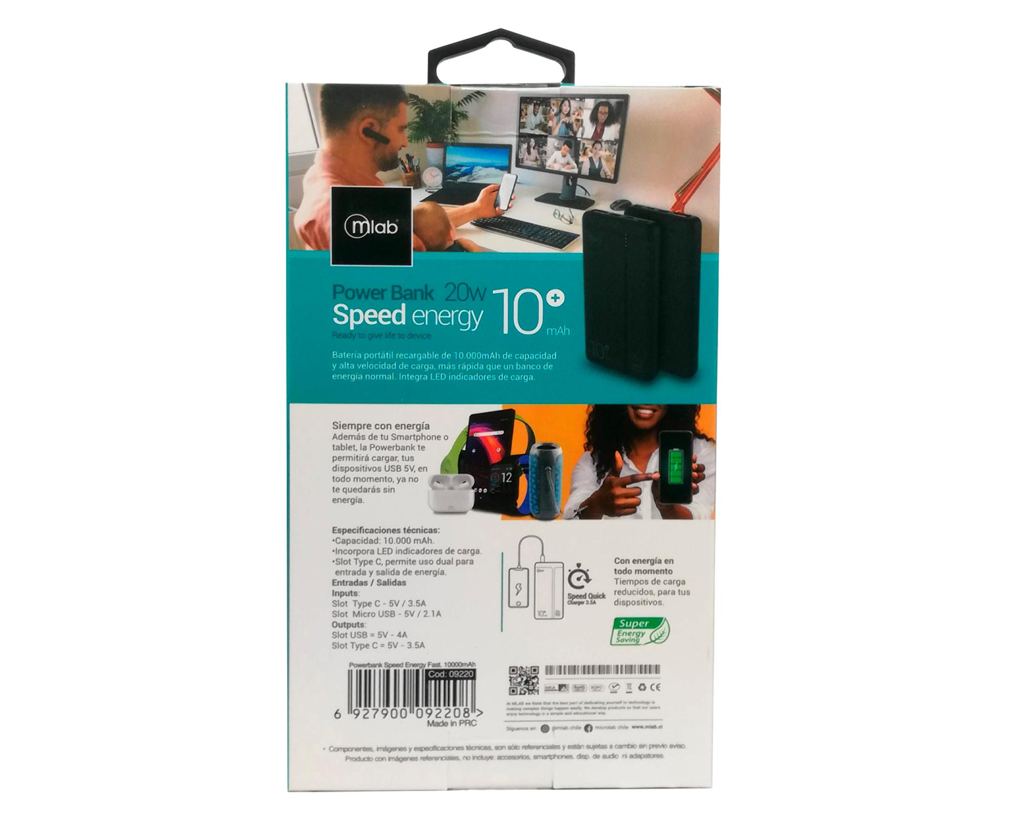 Cargador portátil 9220 10000 mAh 20 W-3