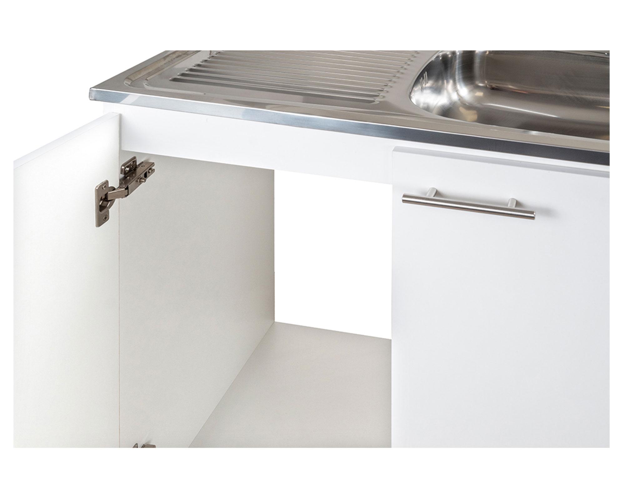 Mueble base lavaplatos izquierdo blanco 80 cm-2
