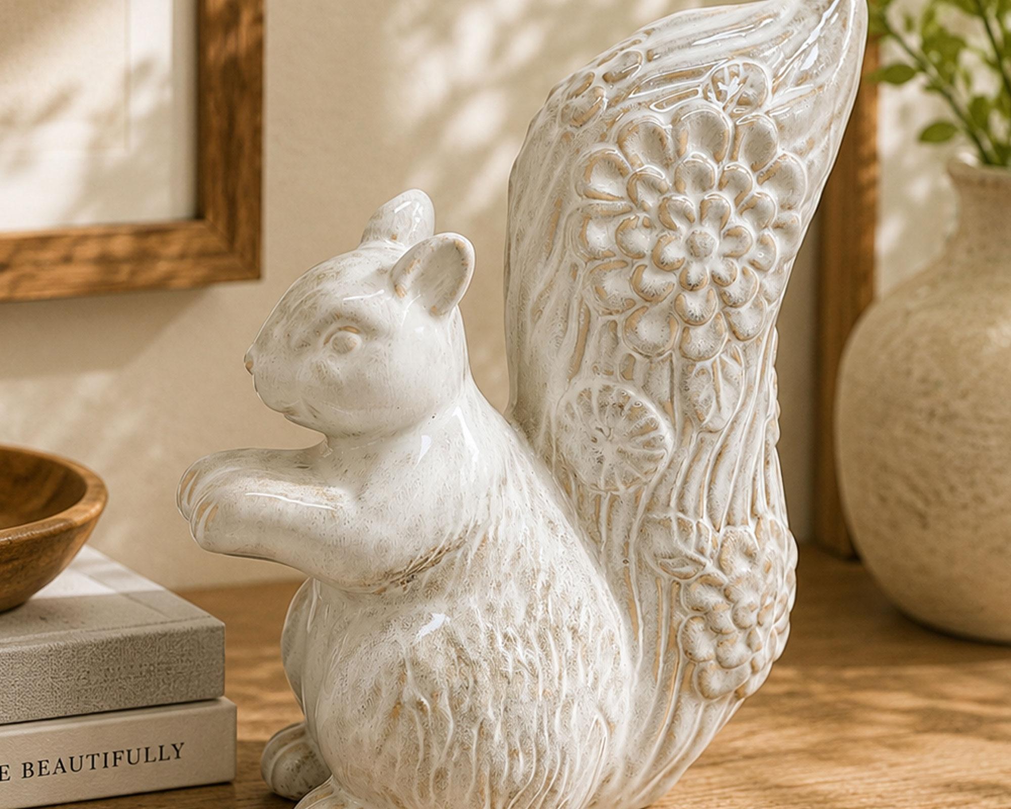 Figura decorativa Ardilla 17x9x20 cm-2