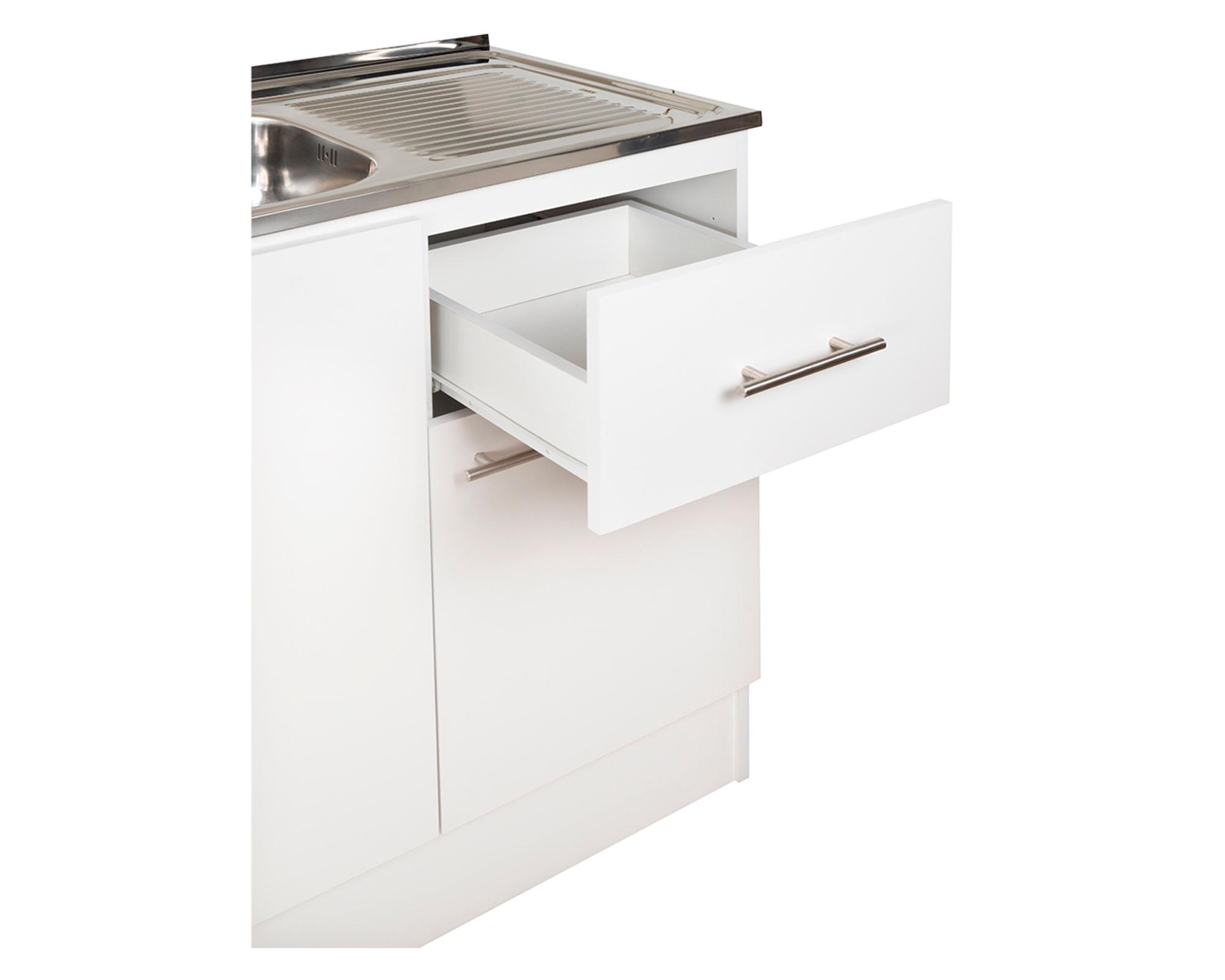 Mueble base lavaplatos derecho blanco 120 cm-2