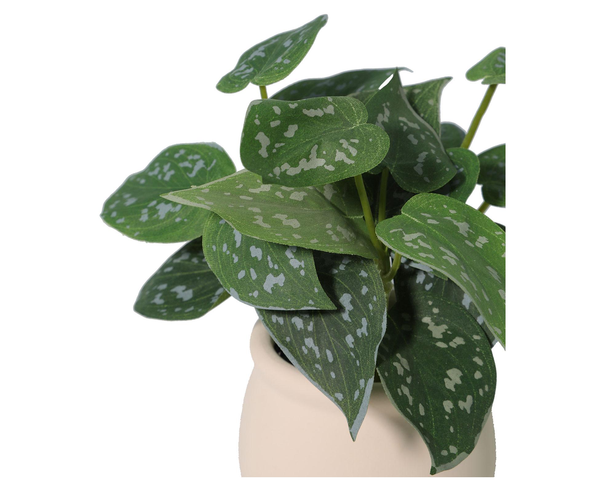 Planta artificial Parra plateada 18 cm-2