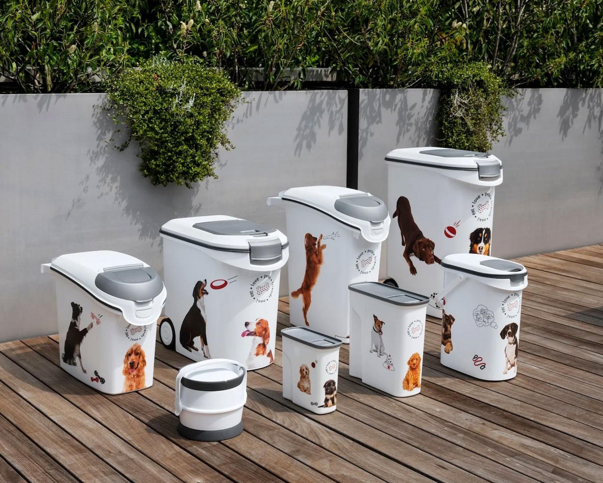 Contenedor de comida gato blanco 12 kg-3