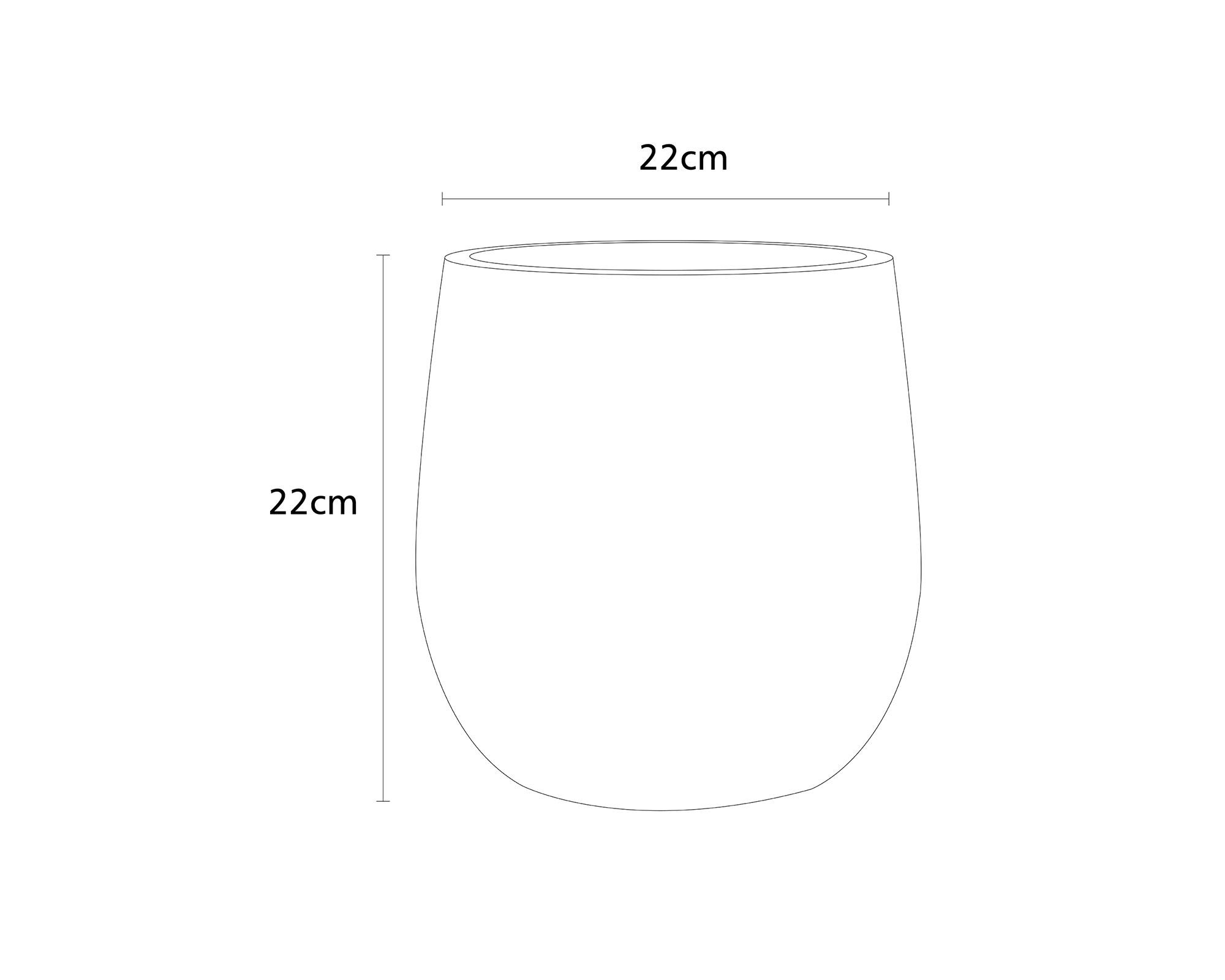 Maceta 22 cm Origen 5-2