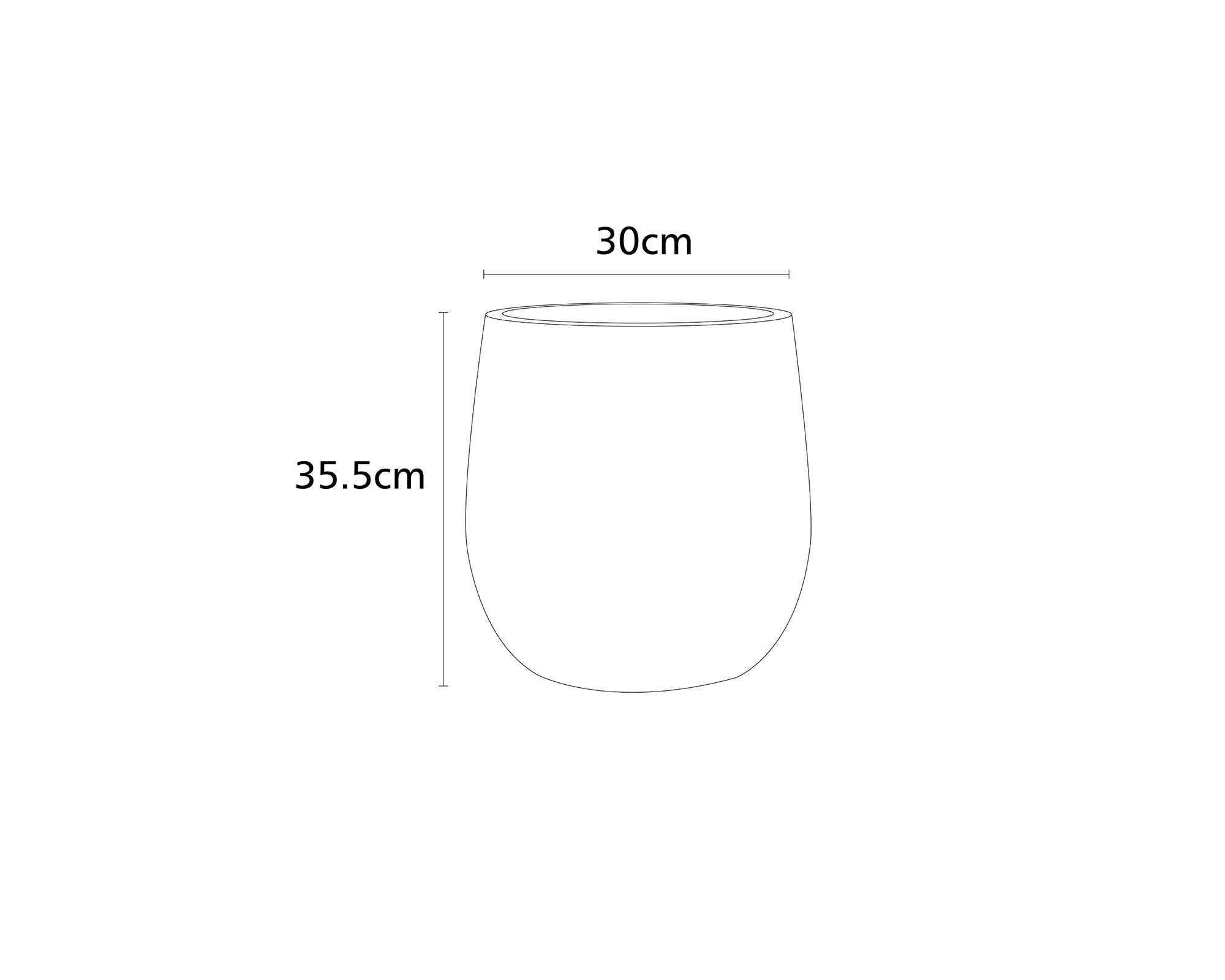 Maceta Azara 30 cm-2
