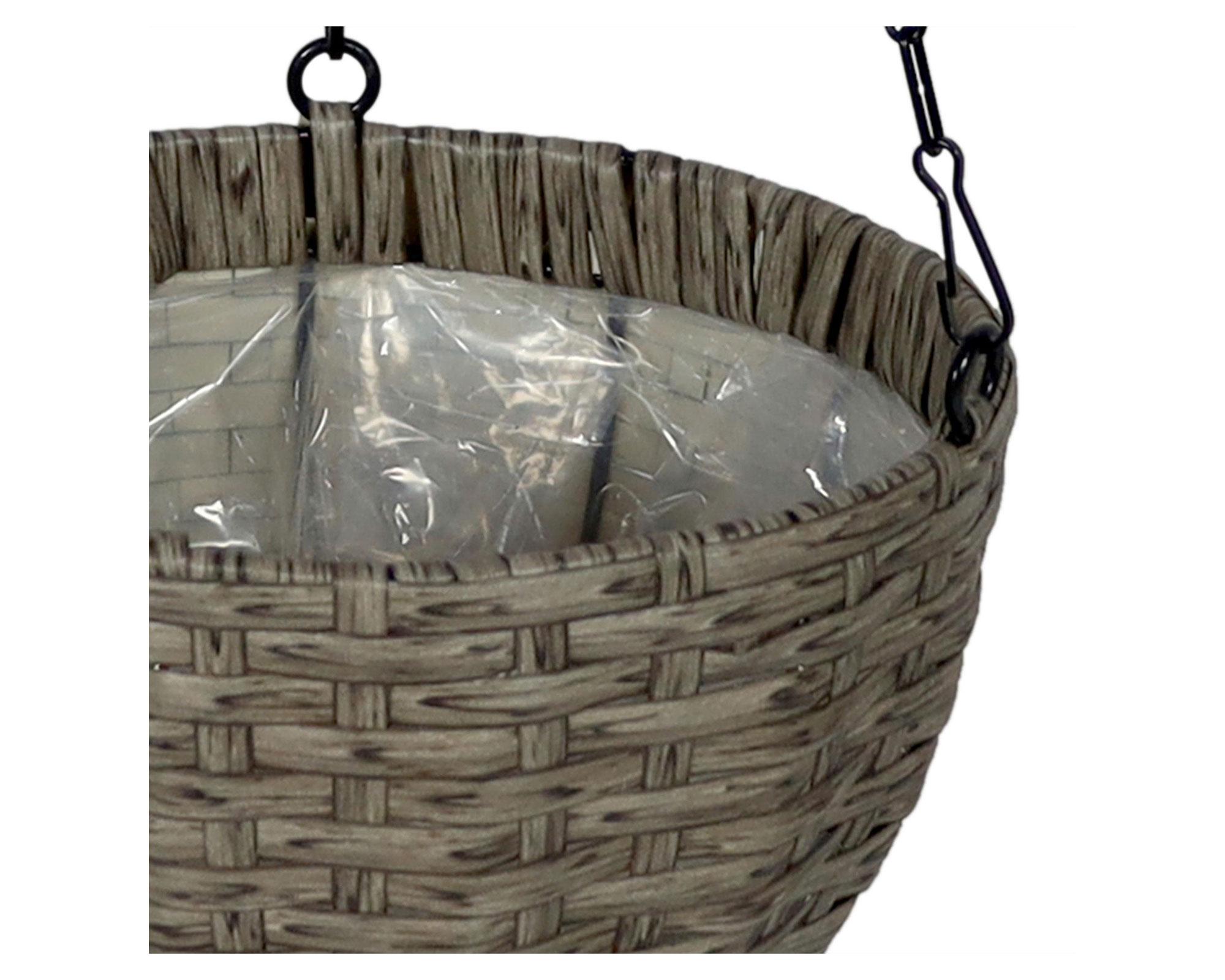 Maceta Poliratan 20 cm D12-2