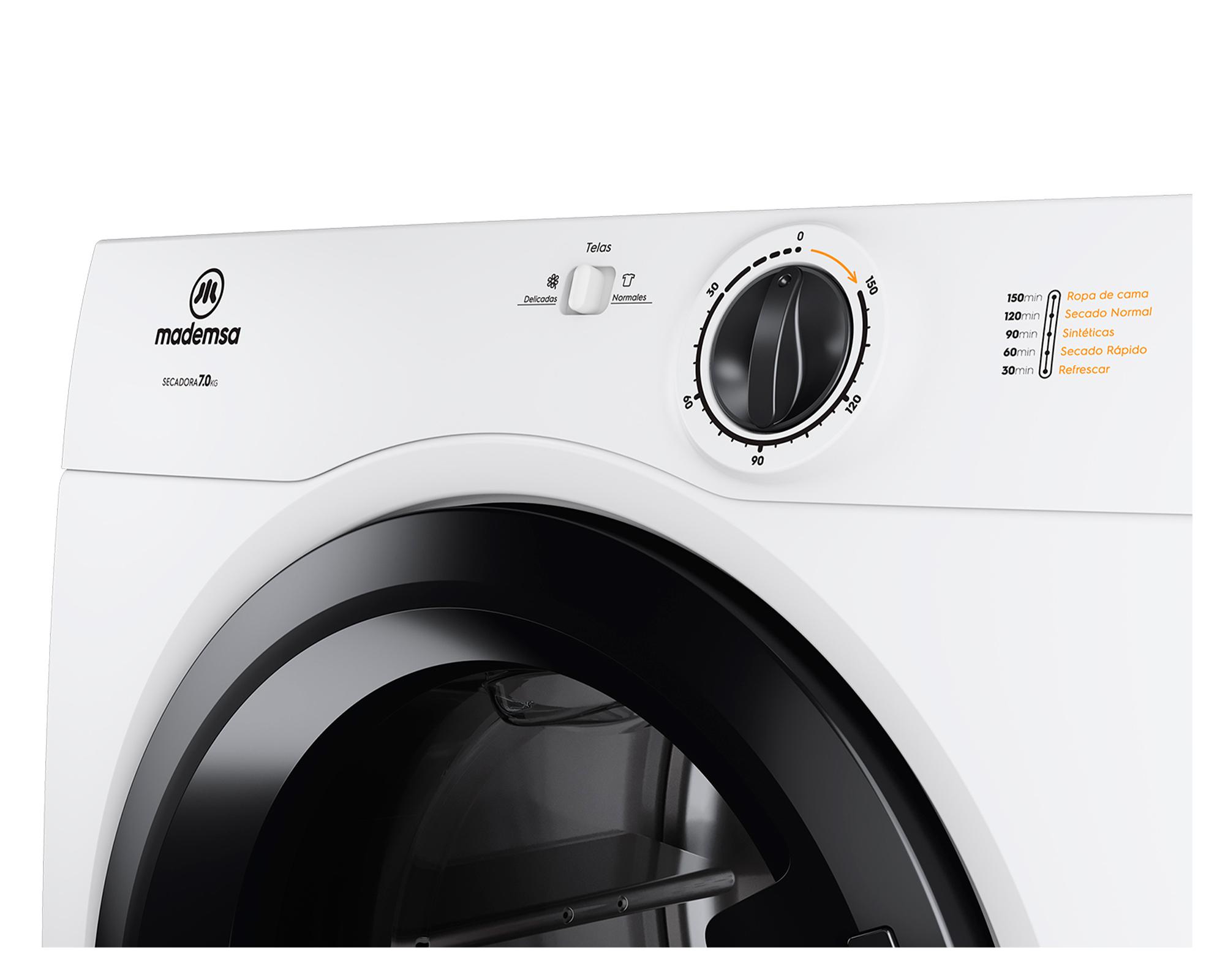 Secadora carga frontal 7DBZGPRO 7 kg blanco-2