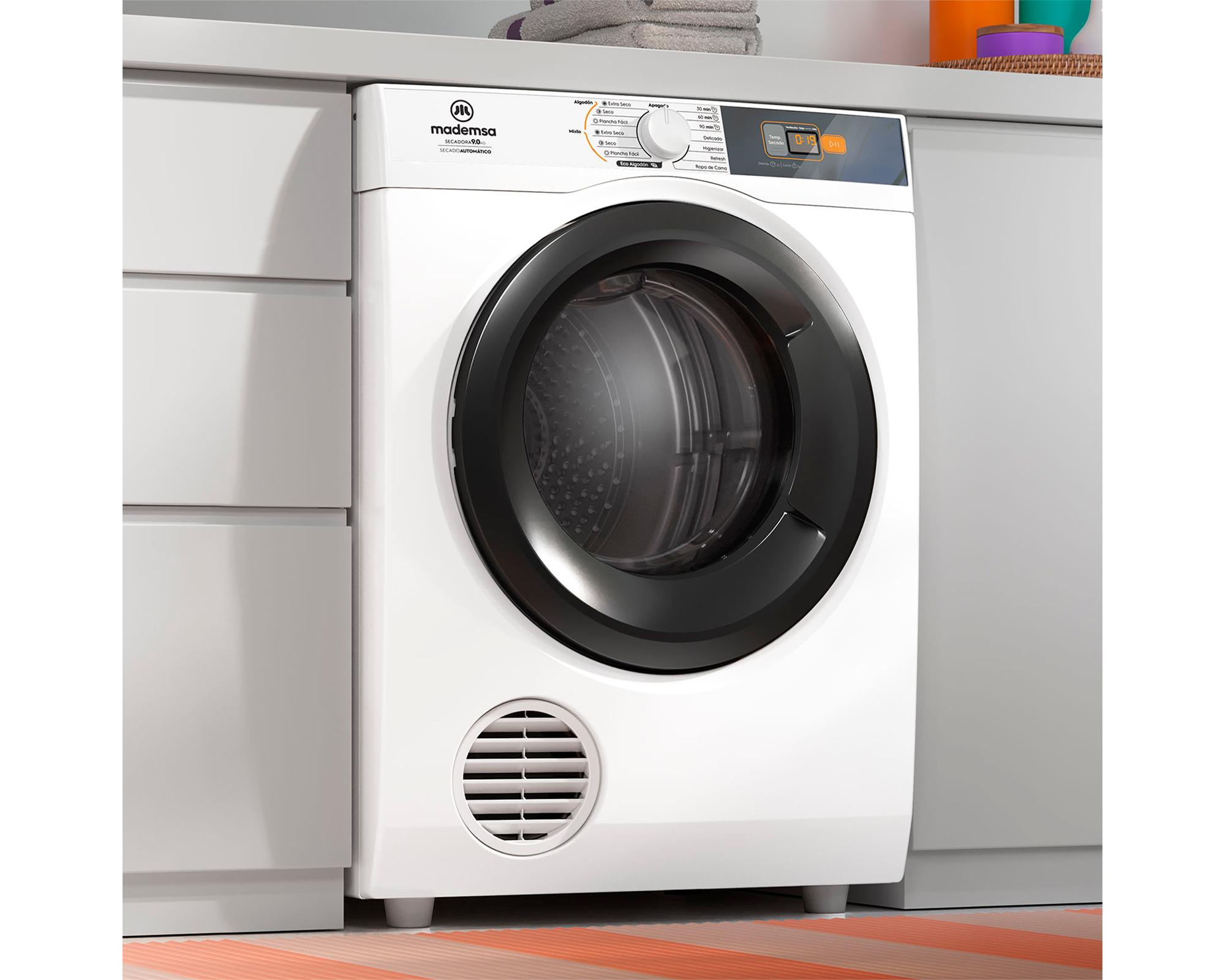 Secadora carga frontal 9DBZGPRO 9 kg blanco-3