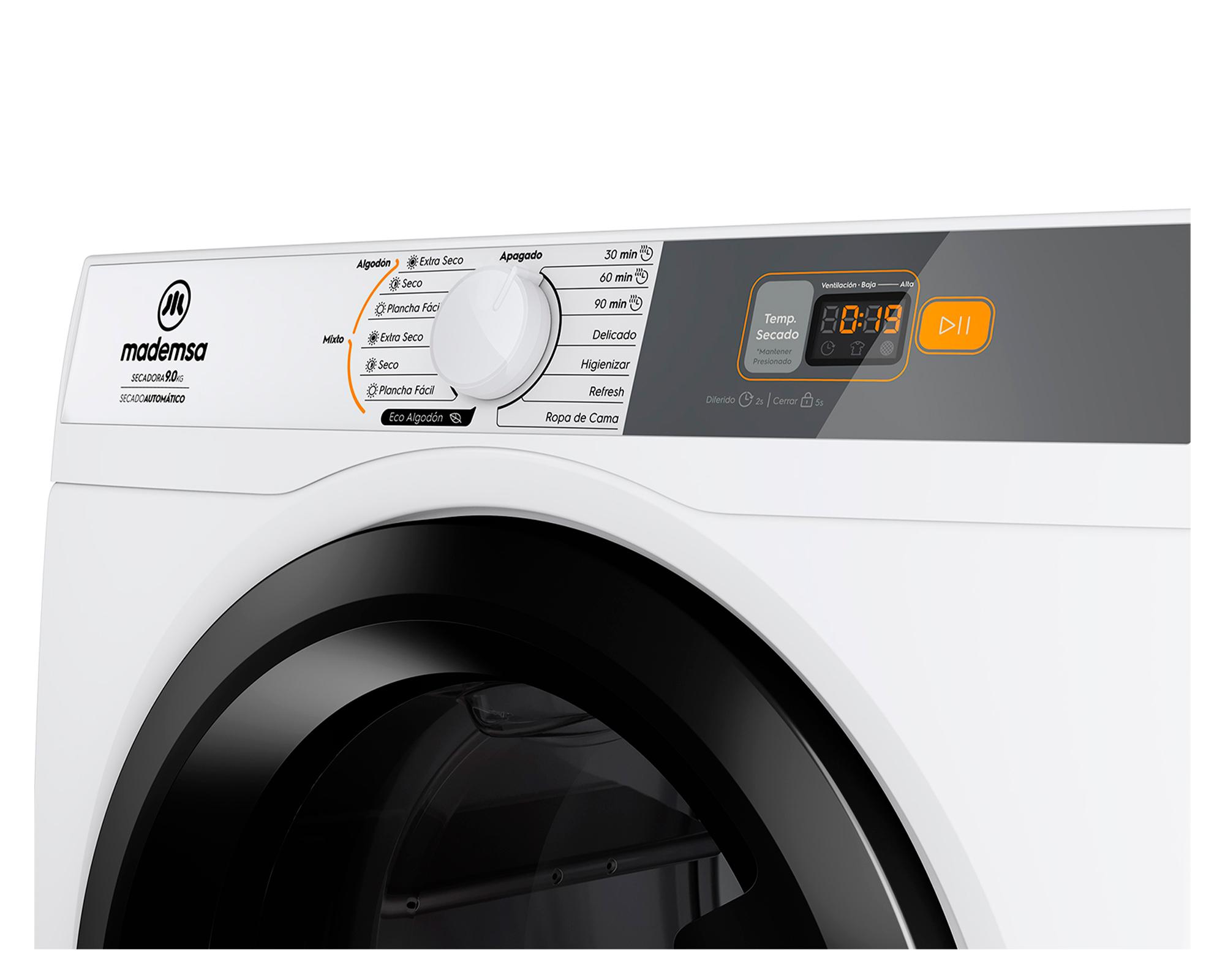 Secadora carga frontal 9DBZGPRO 9 kg blanco-2