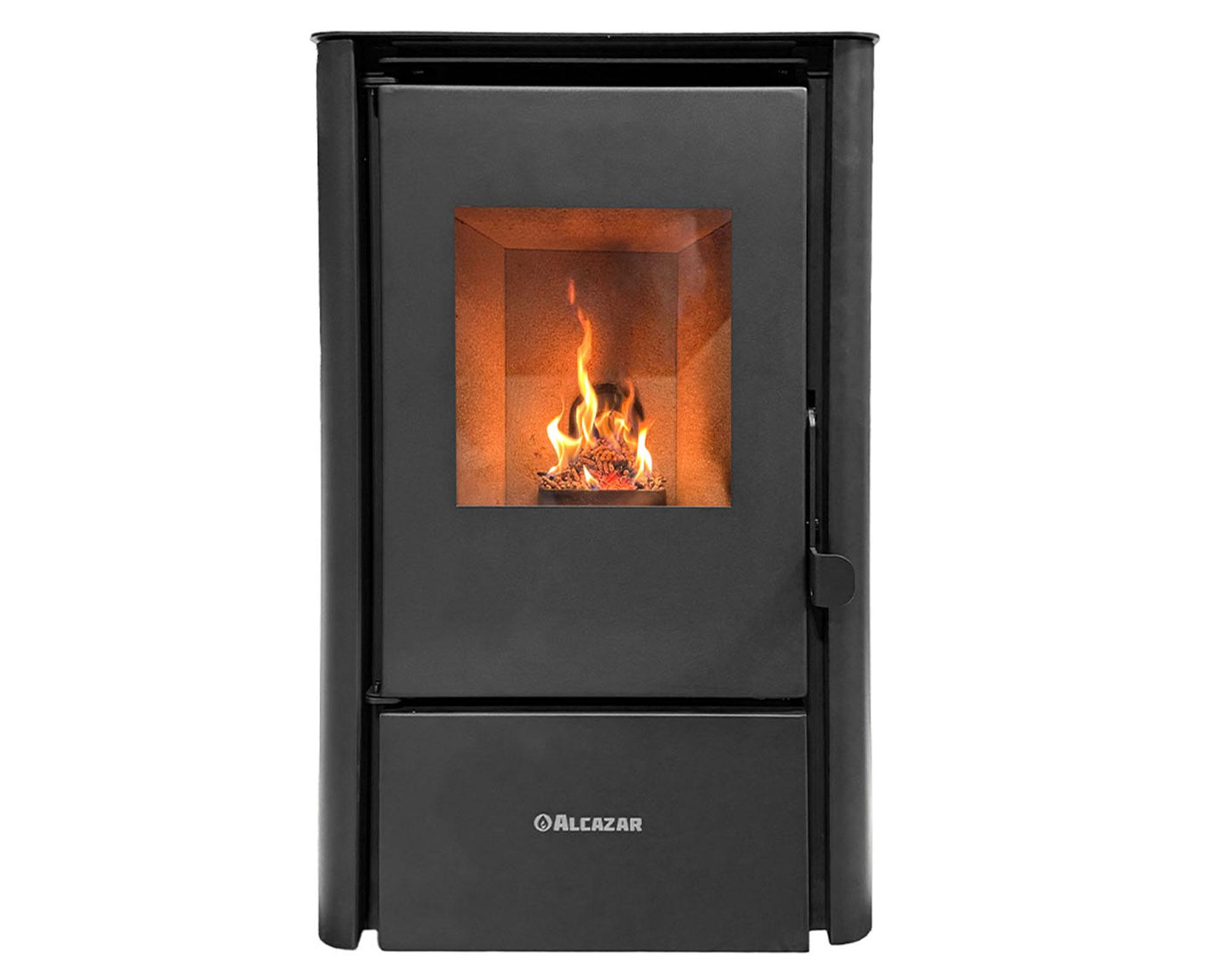 Estufa a pellet Yelcho 7.2 kW gris oscuro-0