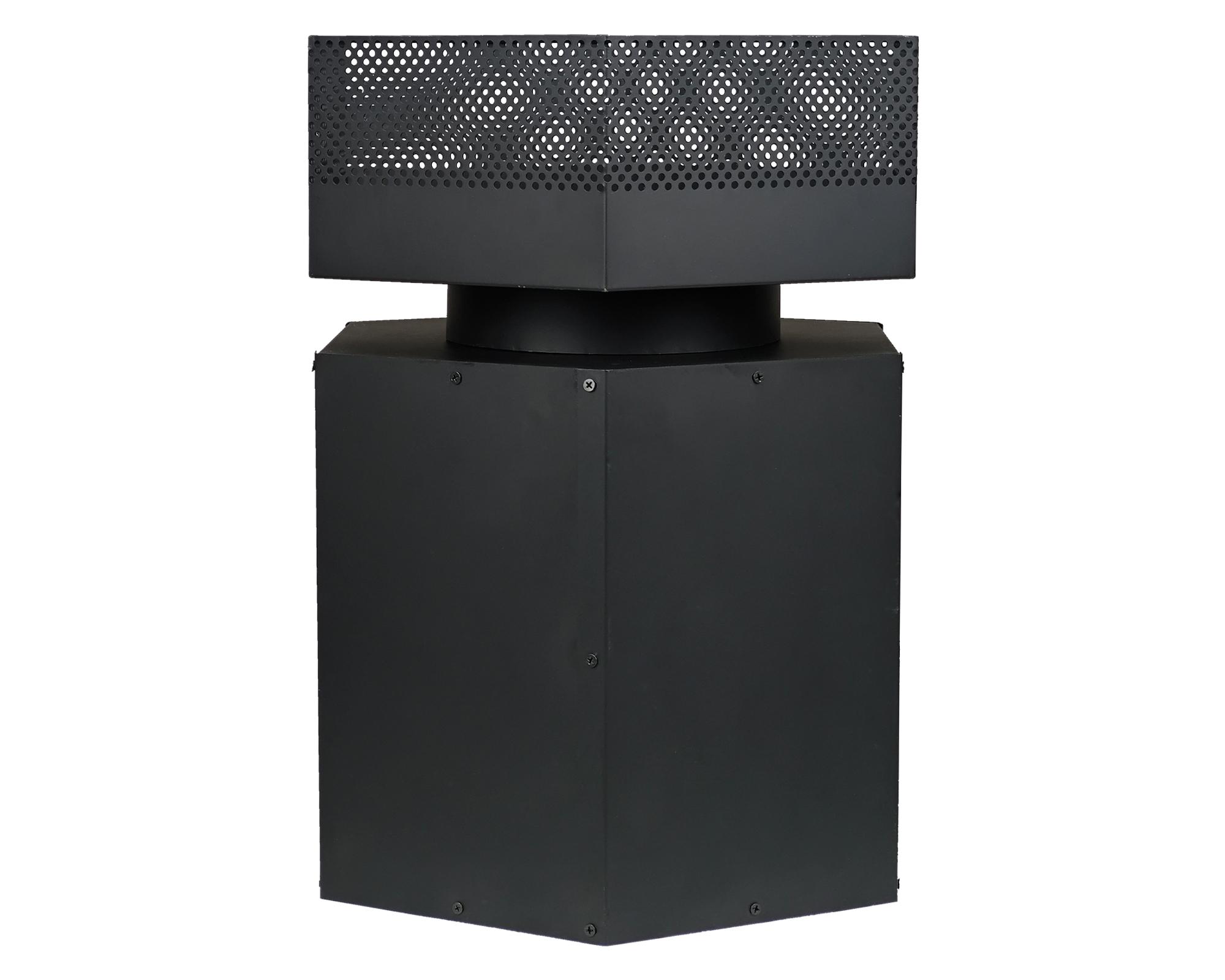 Brasero Mist 1 quemador negro mate-2