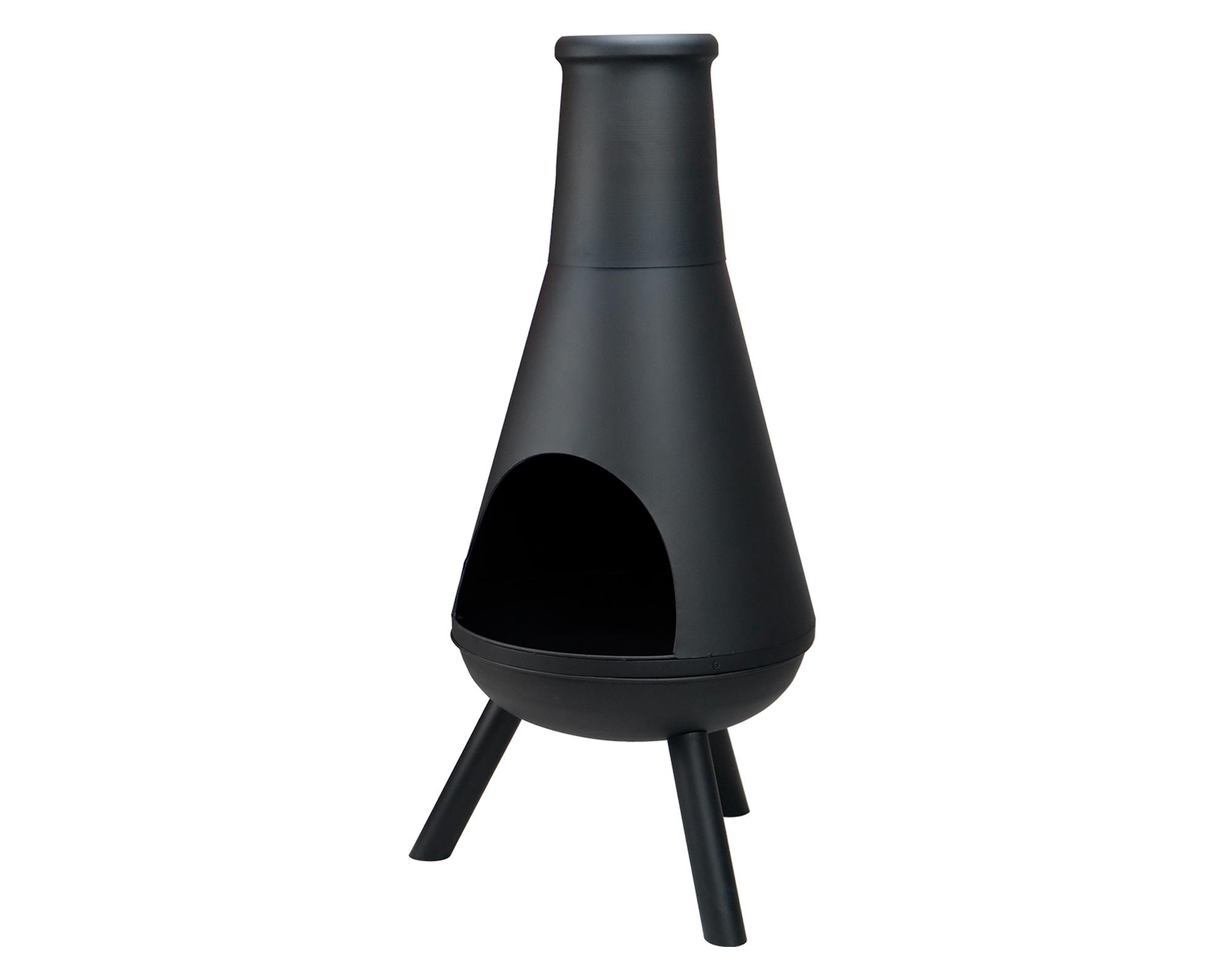 Brasero Storm 1 quemador negro mate-1