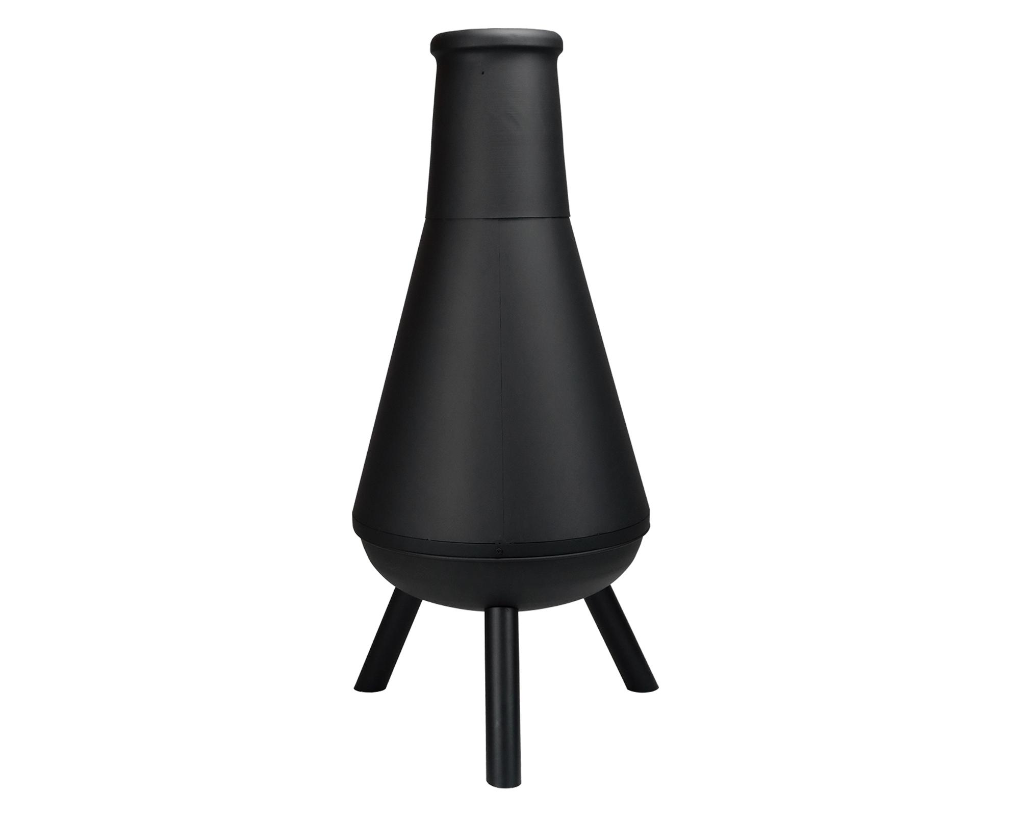 Brasero Storm 1 quemador negro mate-3