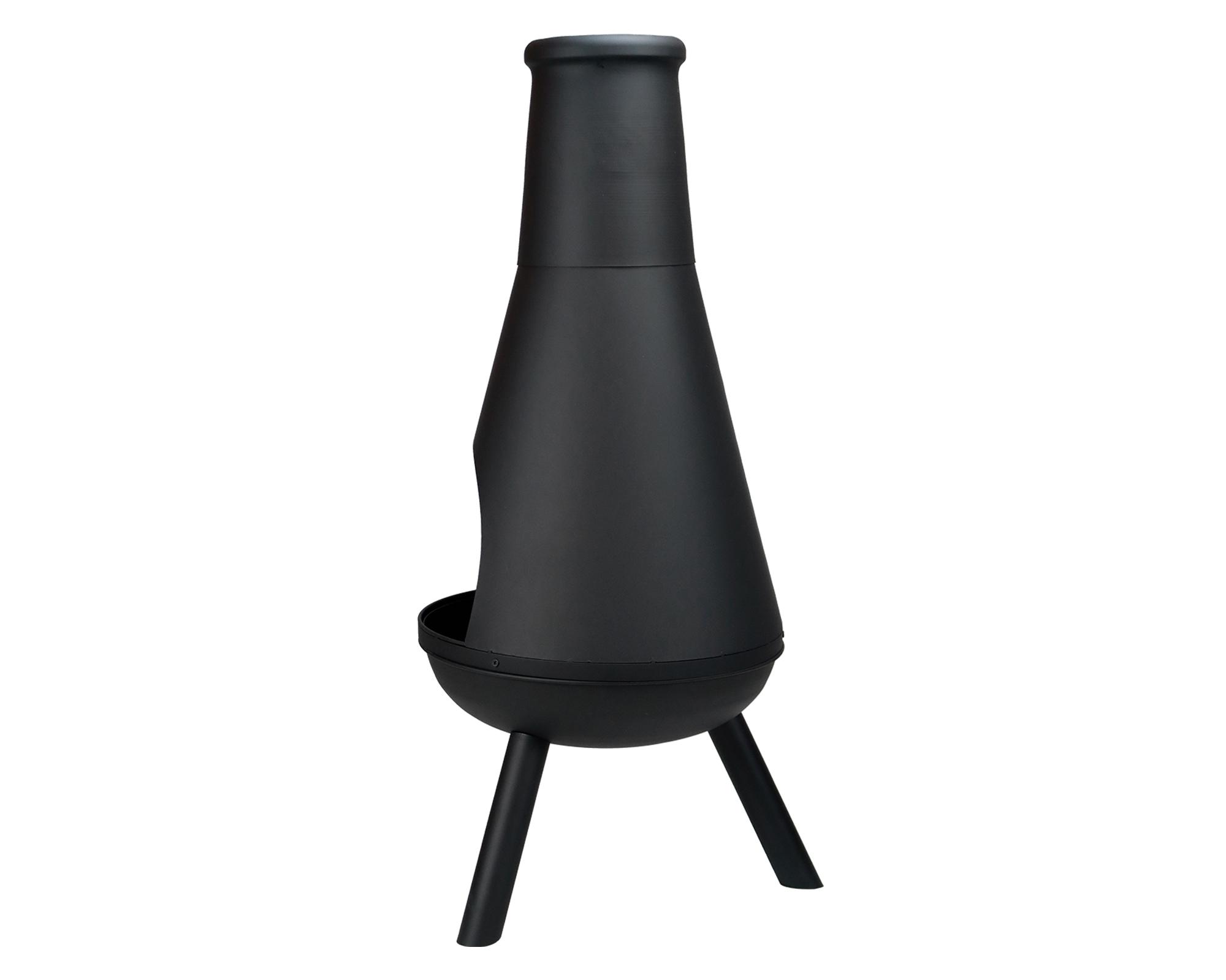 Brasero Storm 1 quemador negro mate-2