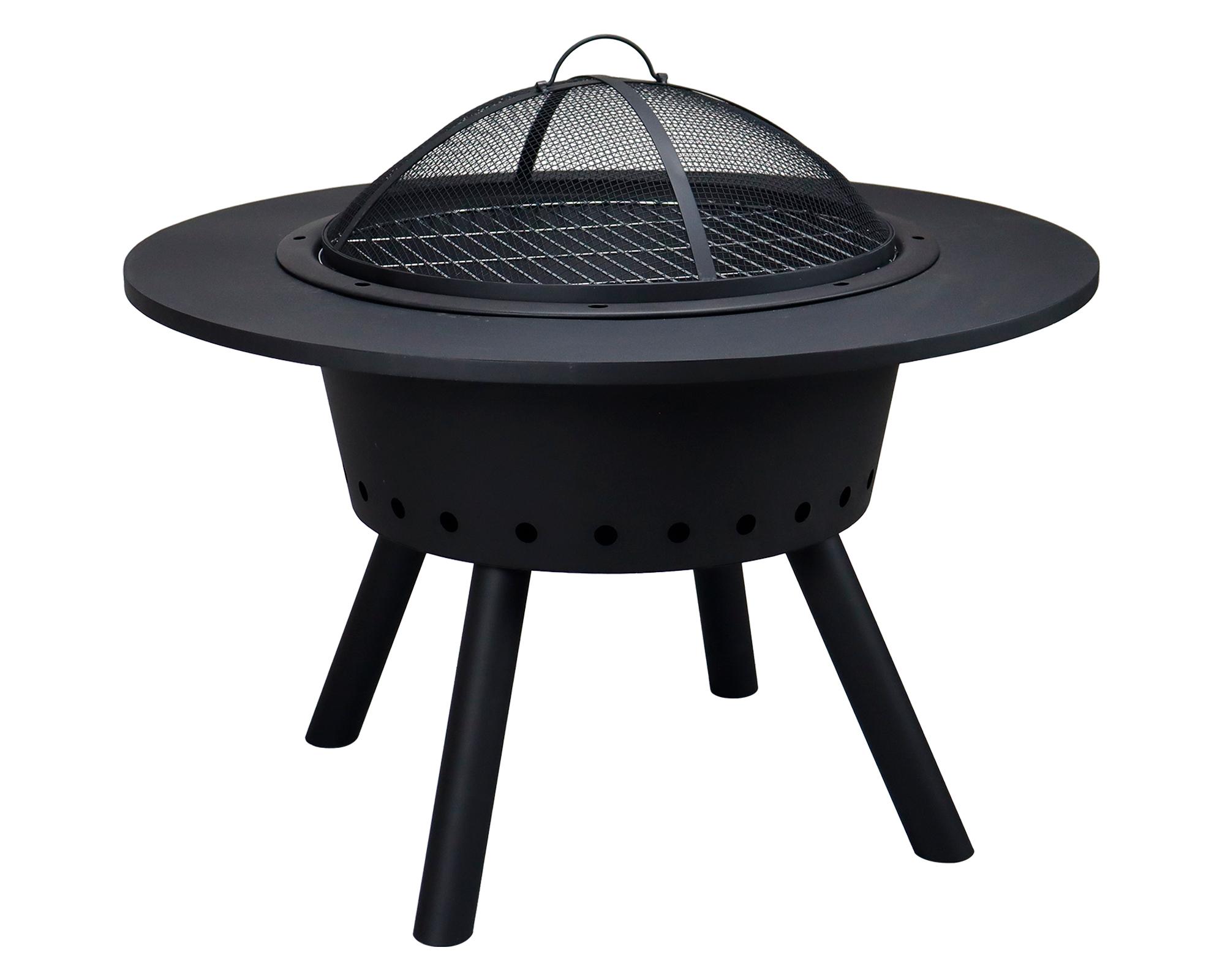 Brasero BBQ Fog 1 quemador negro mate-1