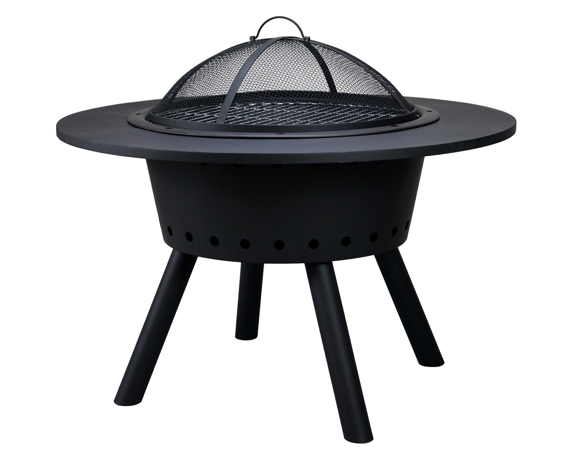 Brasero BBQ Fog 1 quemador negro mate-2