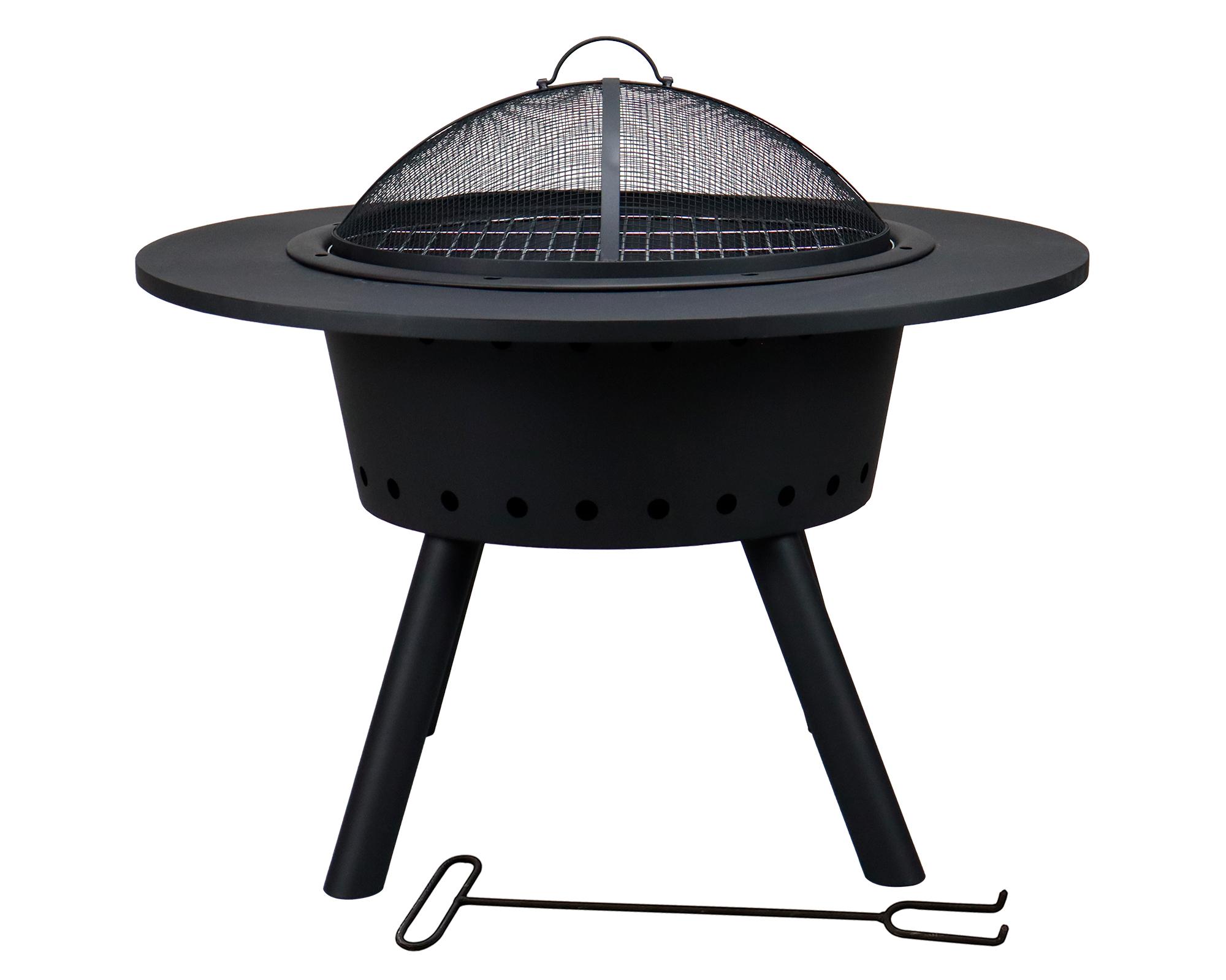 Brasero BBQ Fog 1 quemador negro mate-0