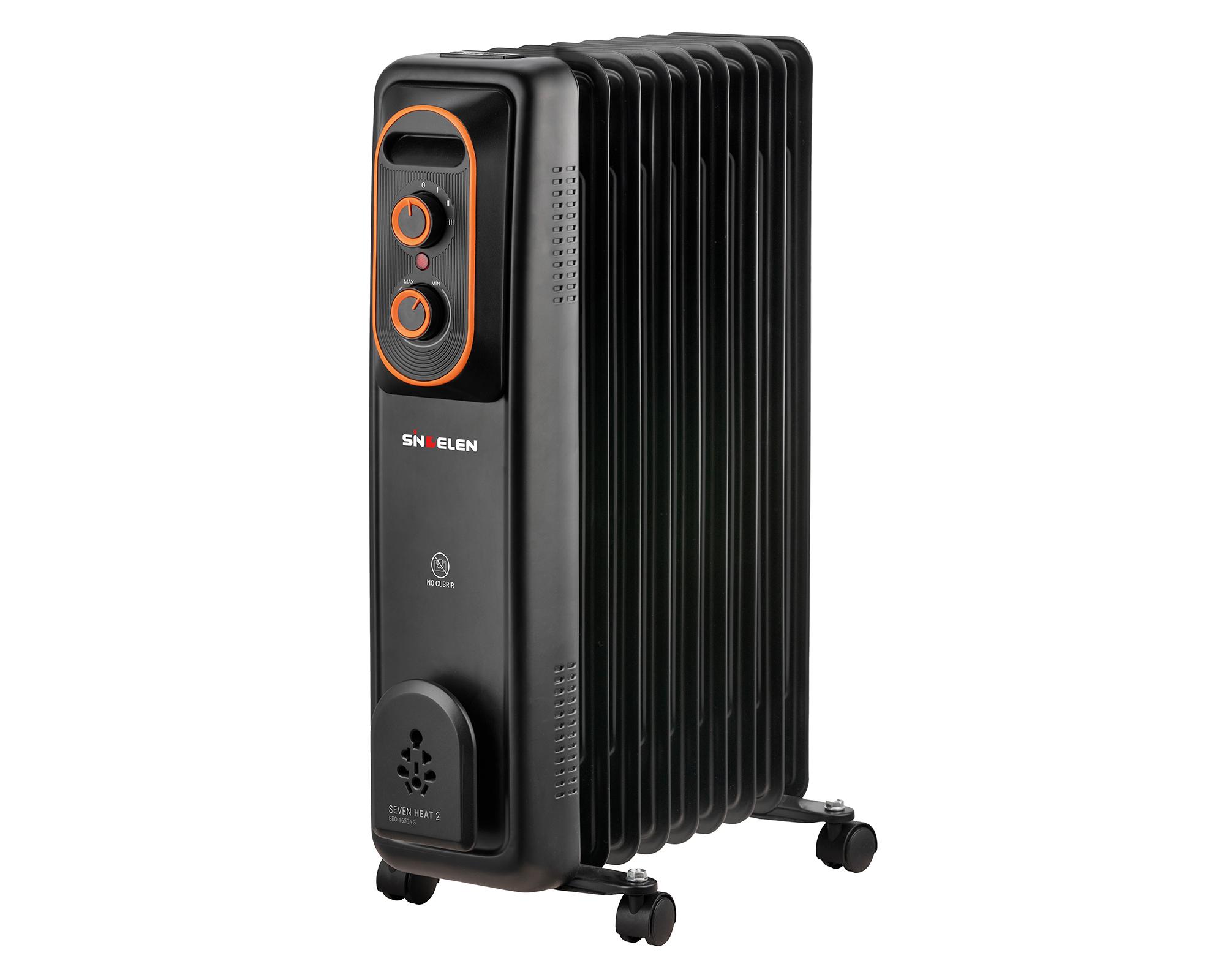 Calefactor óleo eléctrico EEO-1650NG negro 1250W-1