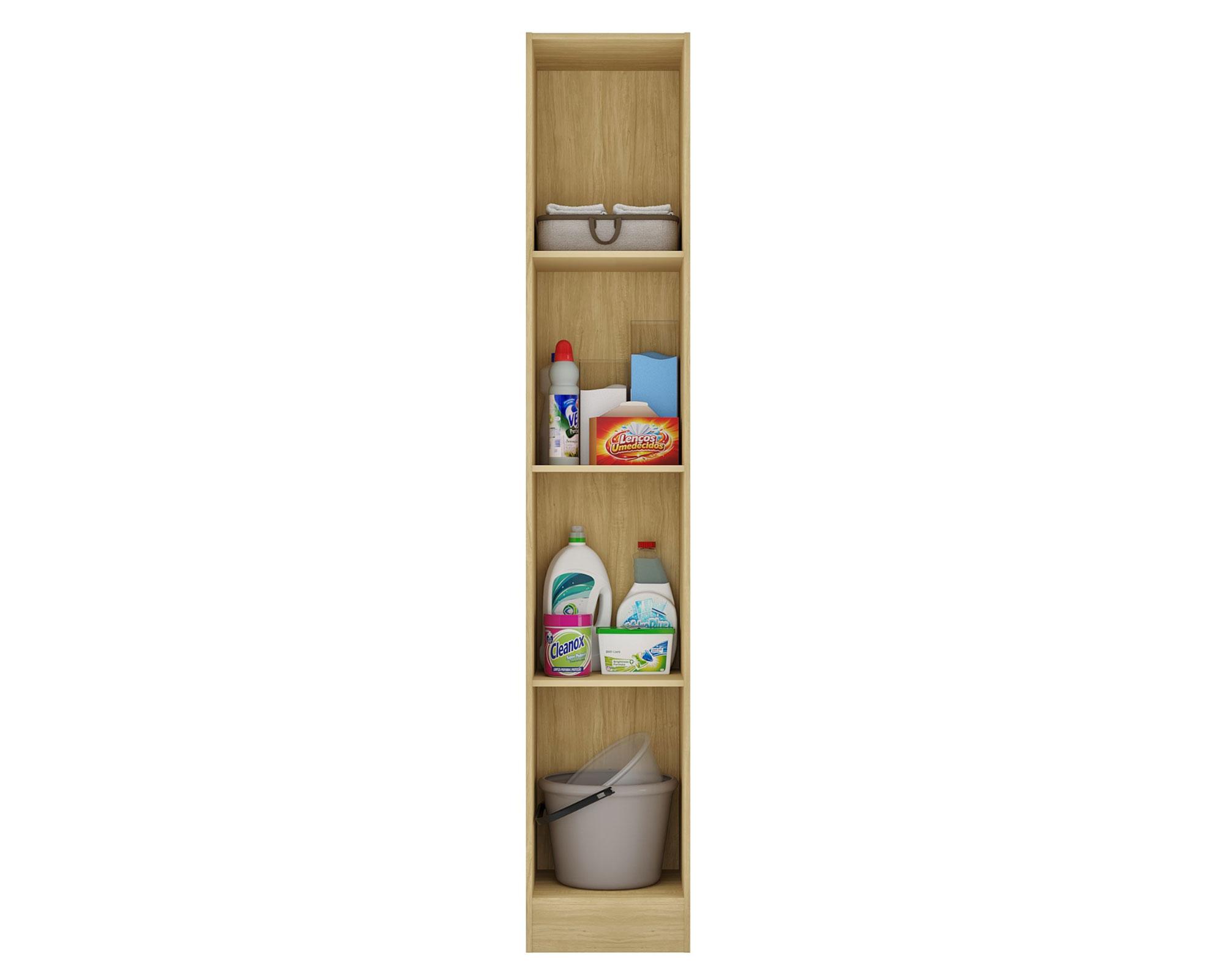 Despensa multiuso 1 puerta 180 cm beige-1