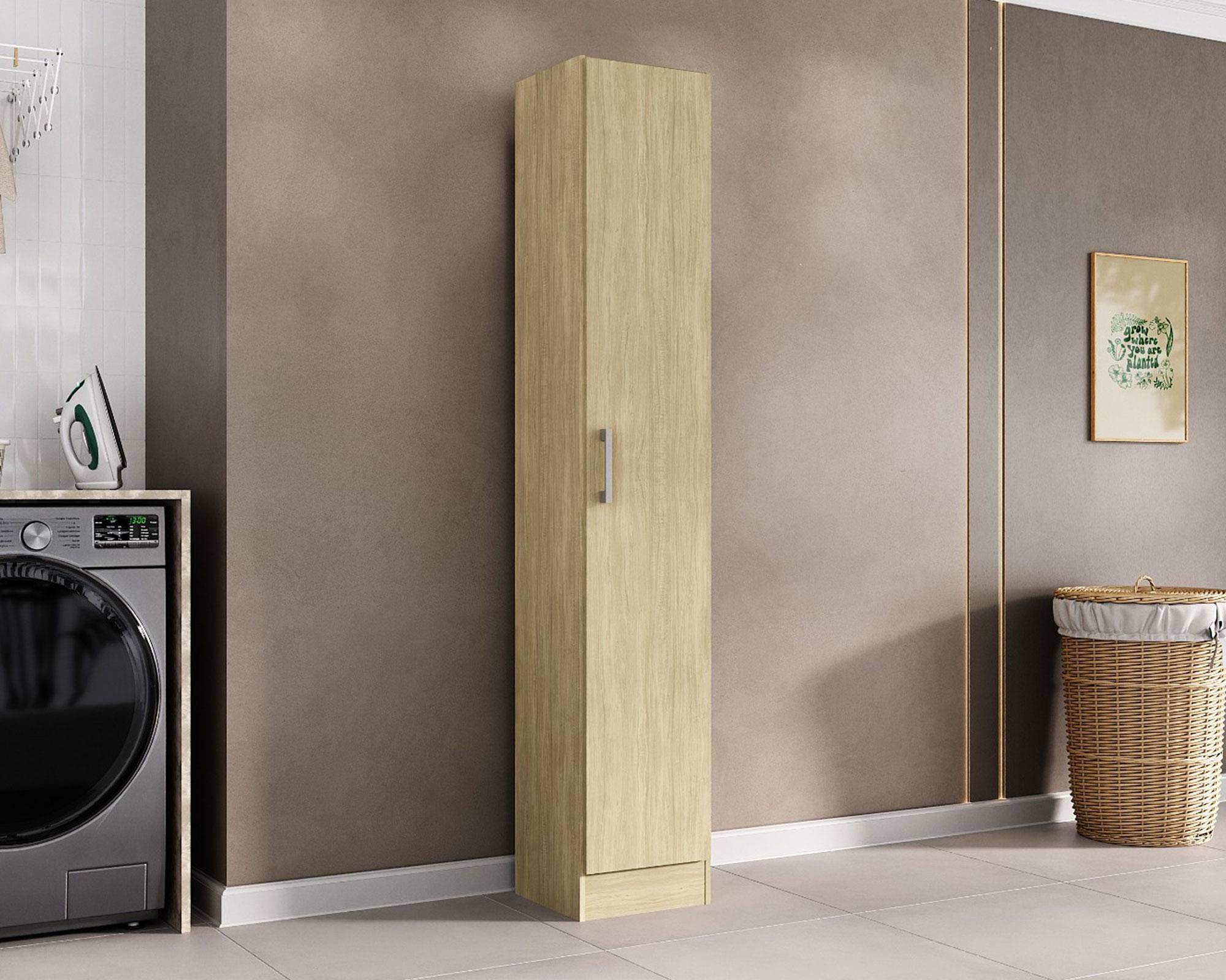 Despensa multiuso 1 puerta 180 cm beige-2