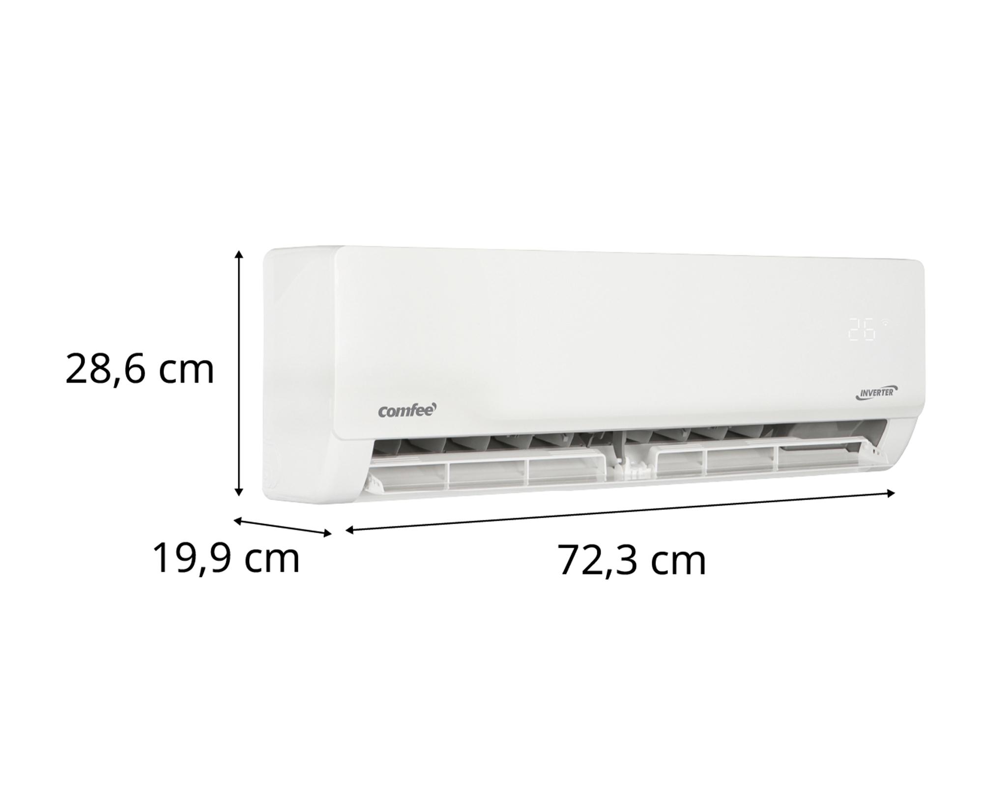 Aire acondicionado split inverter Comfee 740/2200W 9000 BTU-2